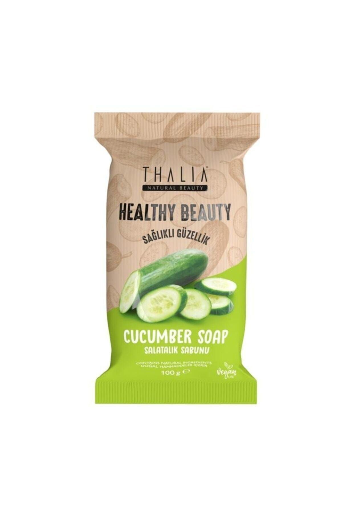 Tazeleyici Etkili Healthy&beauty Salatalık Özlü Doğal Katı Sabun - 100 gr