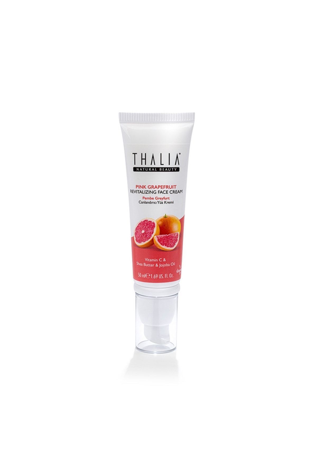 Thalia Canlandırıcı & Arındırıcı Etkili Pembe Greyfurt Özlü Yüz Bakım Kremi 50ml