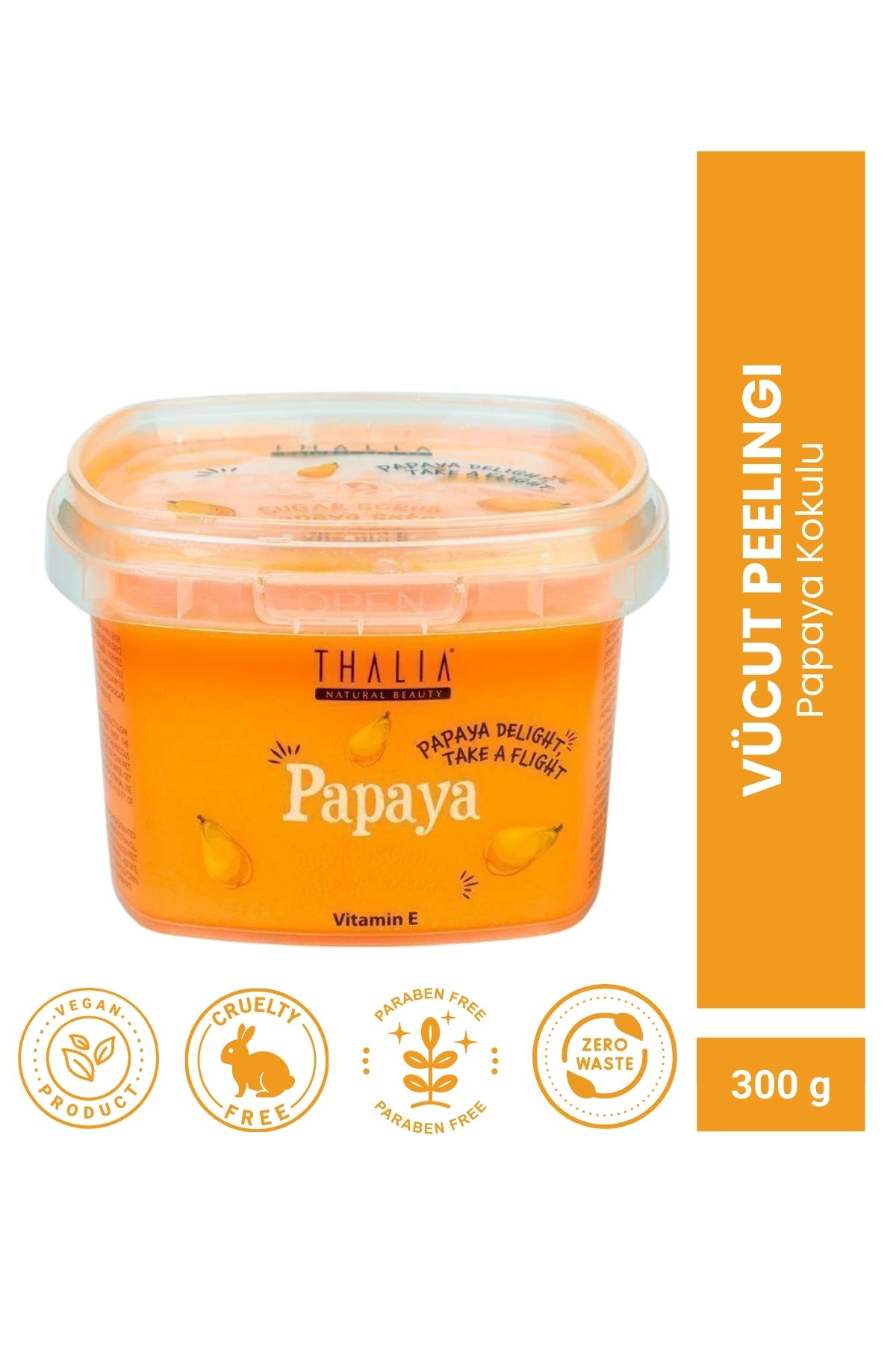 Papaya Kokulu Vücut Peelingi 300gr