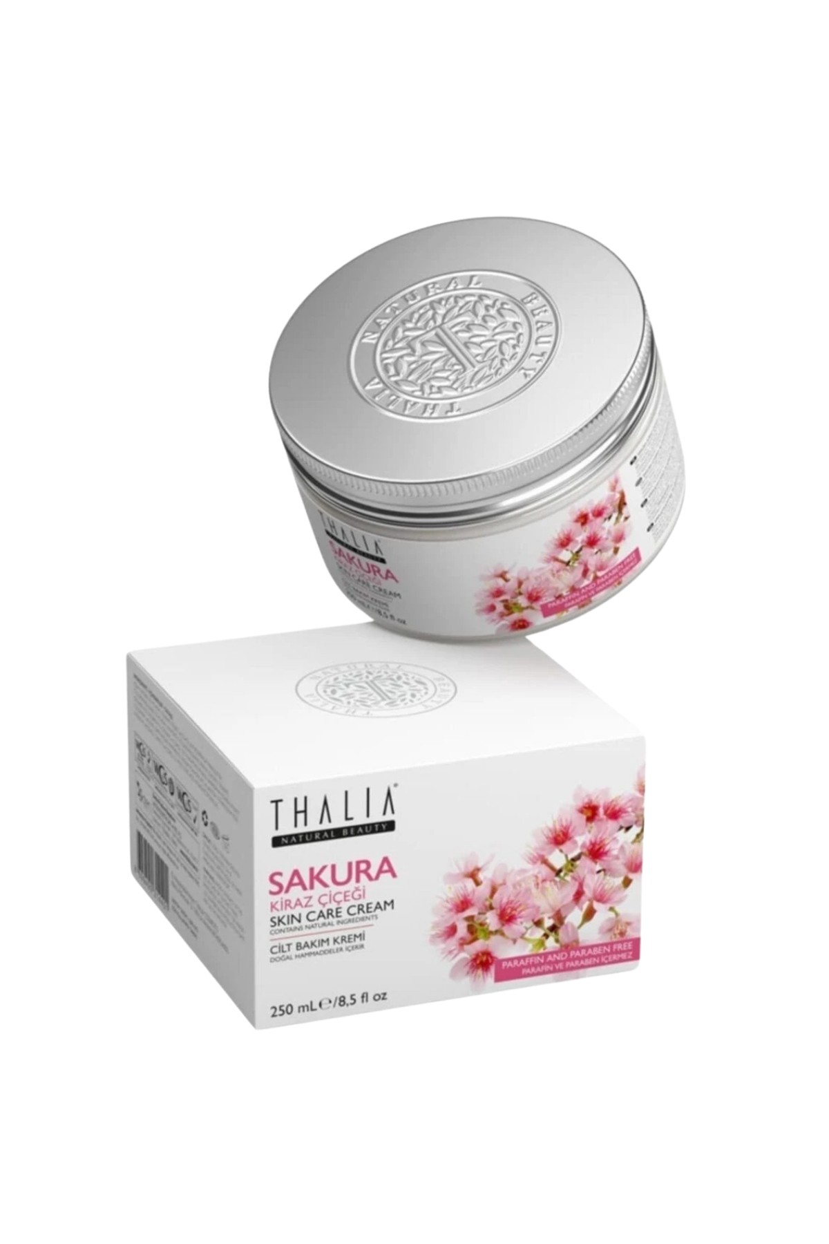 Kırışıklık Önleyici Sakura Özlü Cilt Bakım Kremi - 250 ml