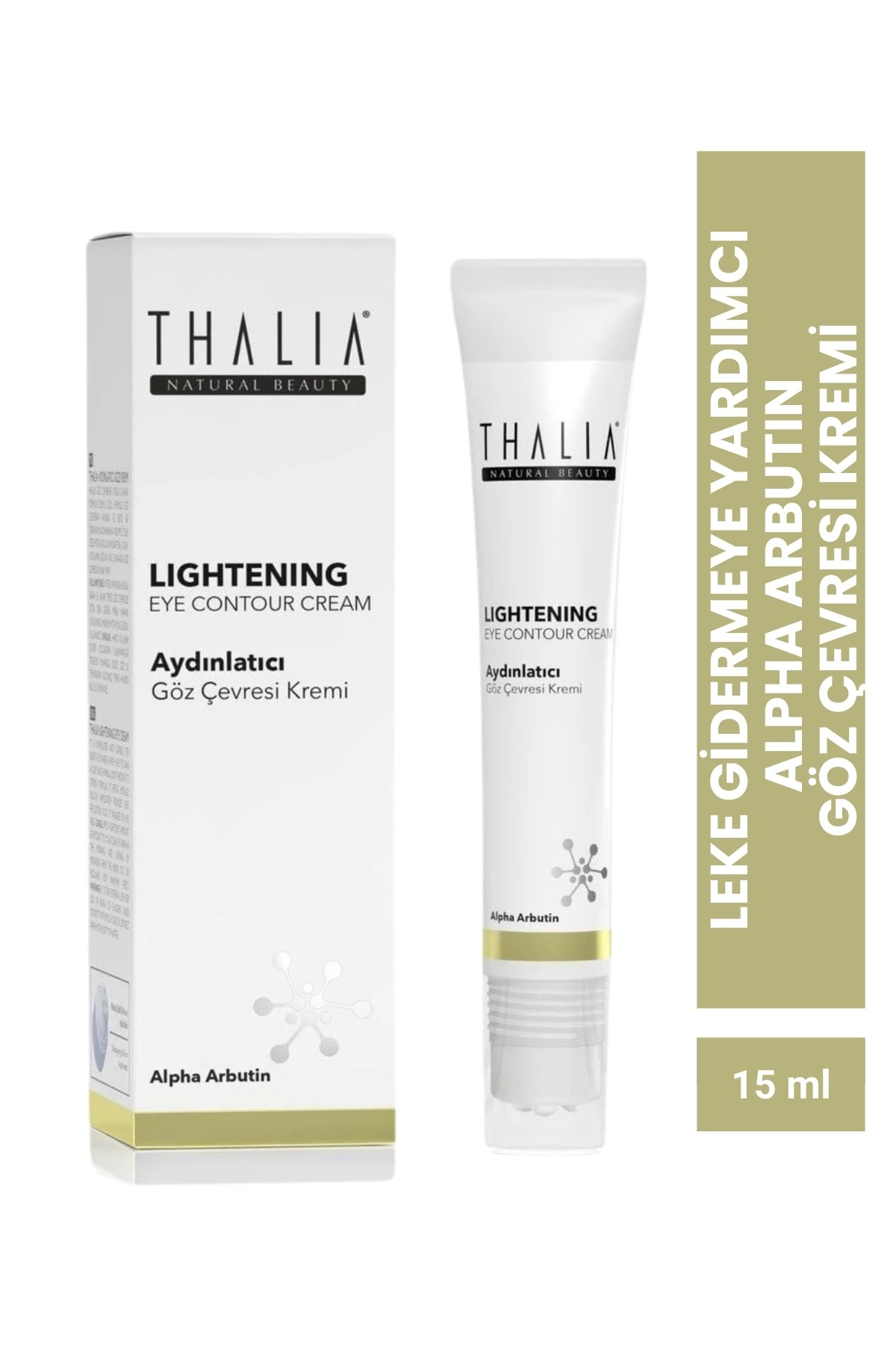 Leke Gidermeye Yardımcı Alpha Arbutin Göz Çevresi Kremi15ml