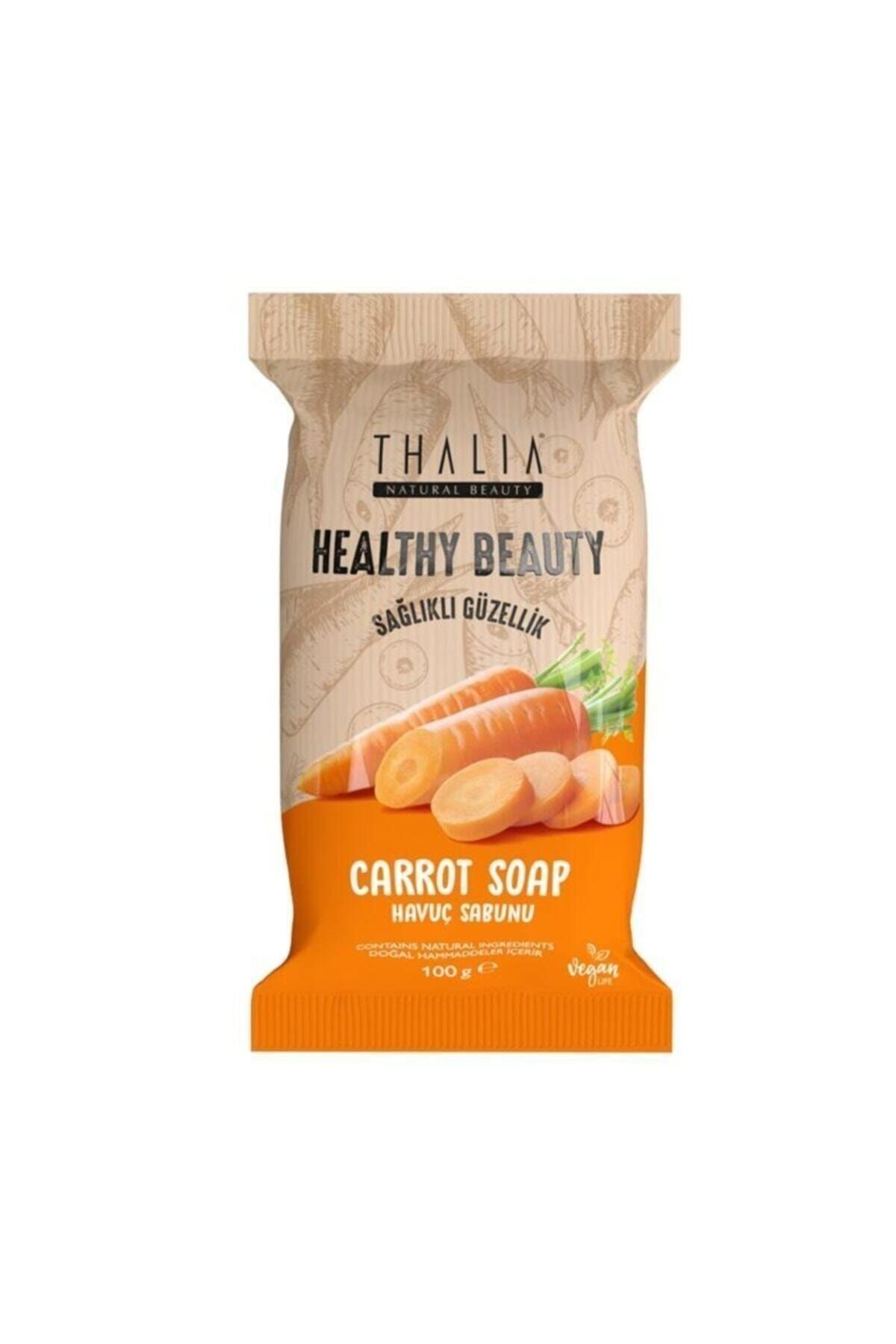 Aydınlatıcı Etkili Healthy&beauty Havuç Özlü Doğal Katı Sabun – 100gr