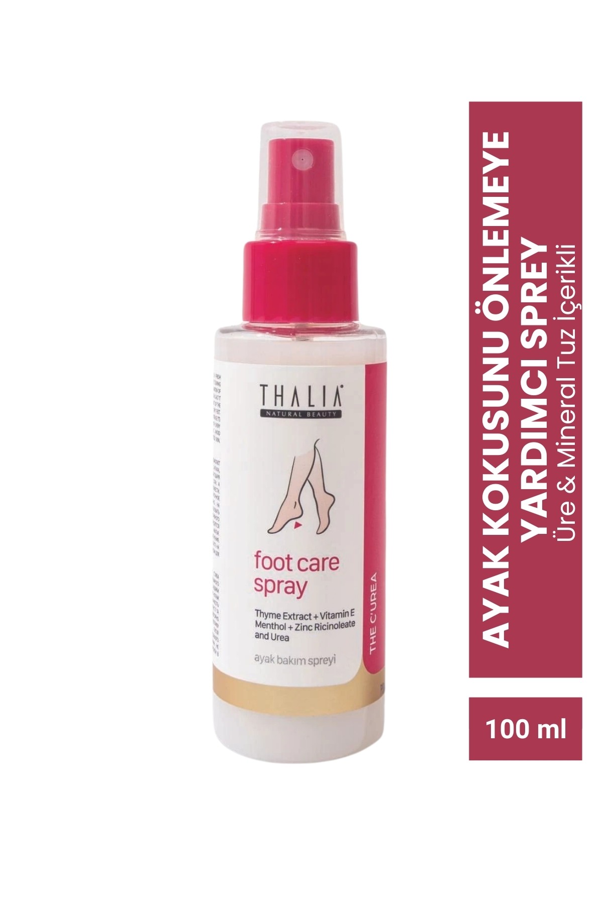 Üre & Mineral Tuz İçerikli Ayak Kokusunu Önlemeye Yardımcı Sprey 100ml