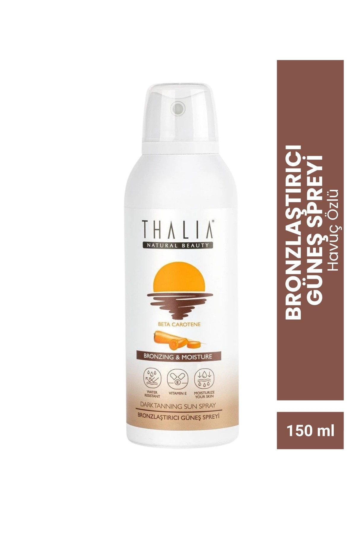 Havuç Özlü Bronzlaştırıcı Güneş Spreyi 0spf 150ml