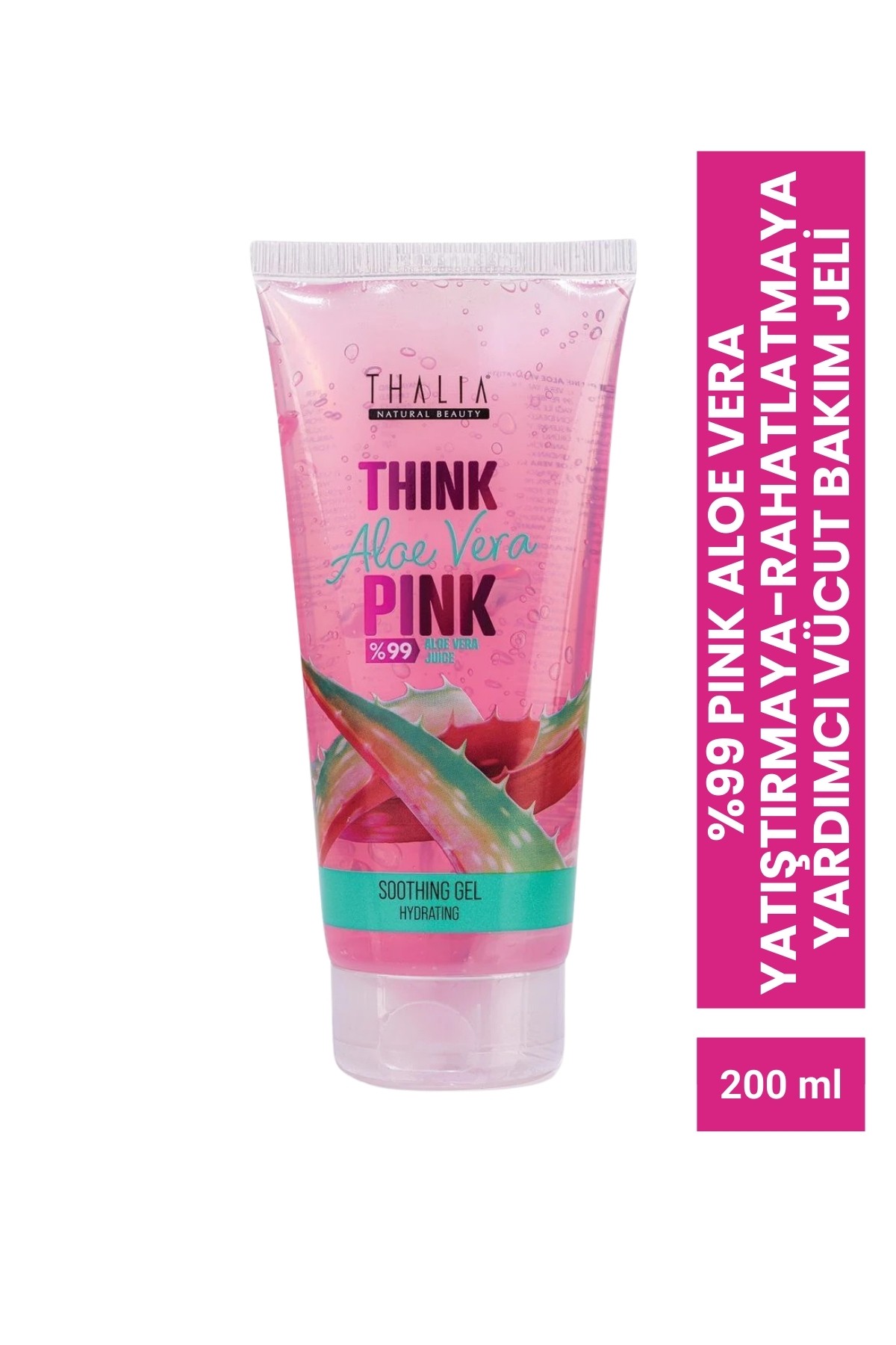 %99 Pink Aloe Vera Özlü Yatıştırmaya & Rahatlatmaya Yardımcı Vücut Bakım Jeli 200ml