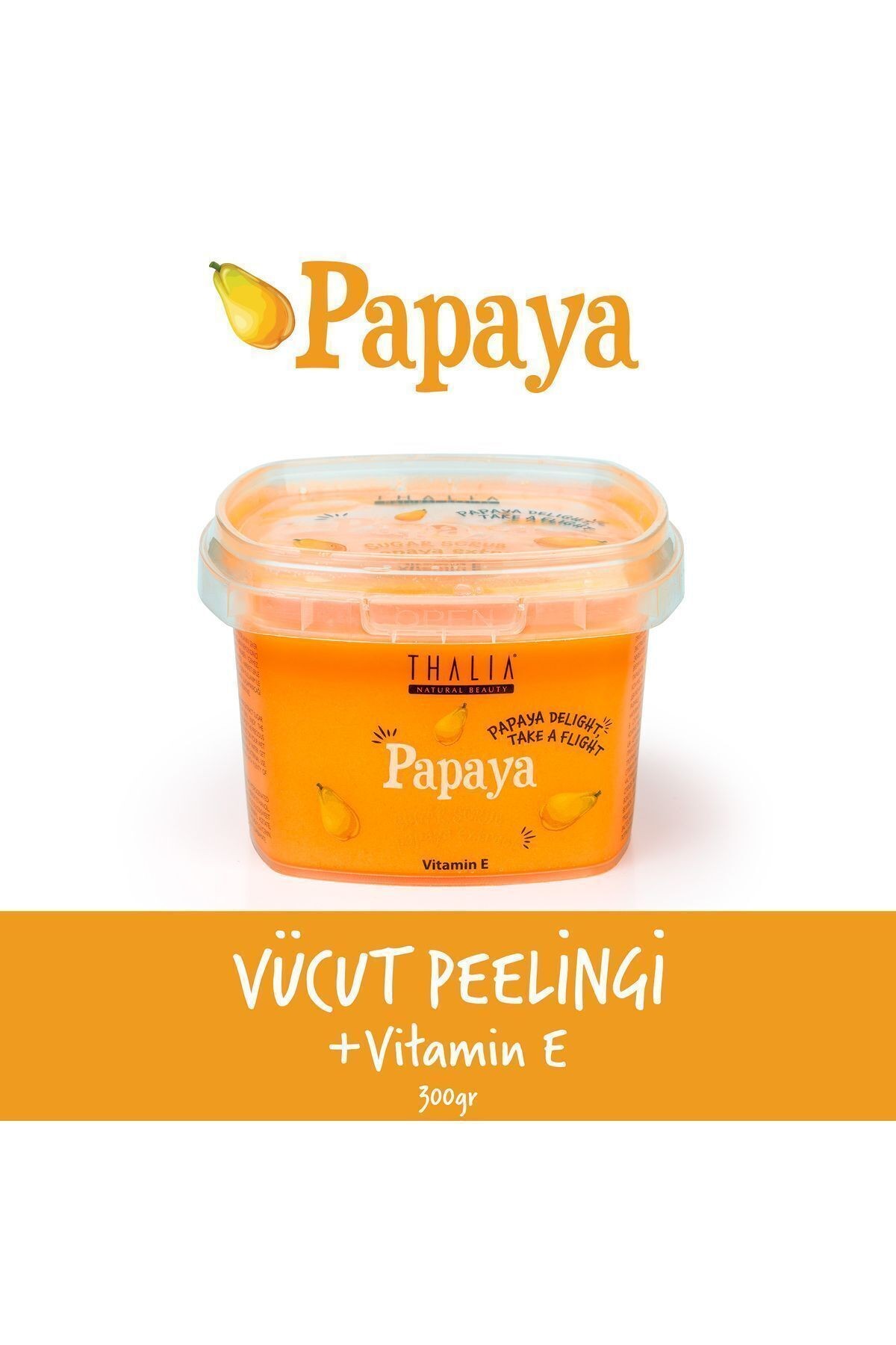 Papaya Kokulu Vücut Peelingi 300gr