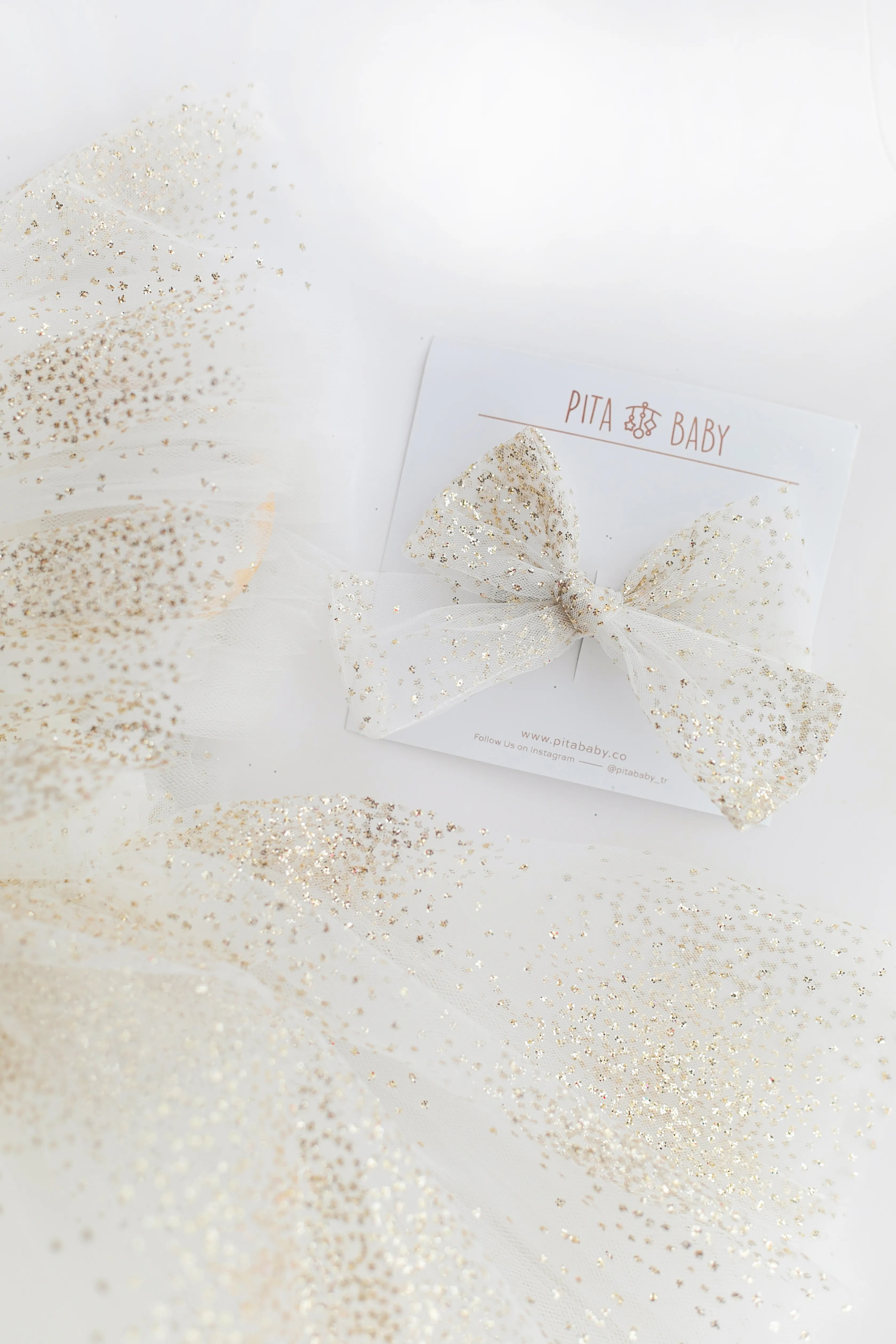 Golden Dream Romper Simli Tütü Elbise 6-9-12-18-24 Ay