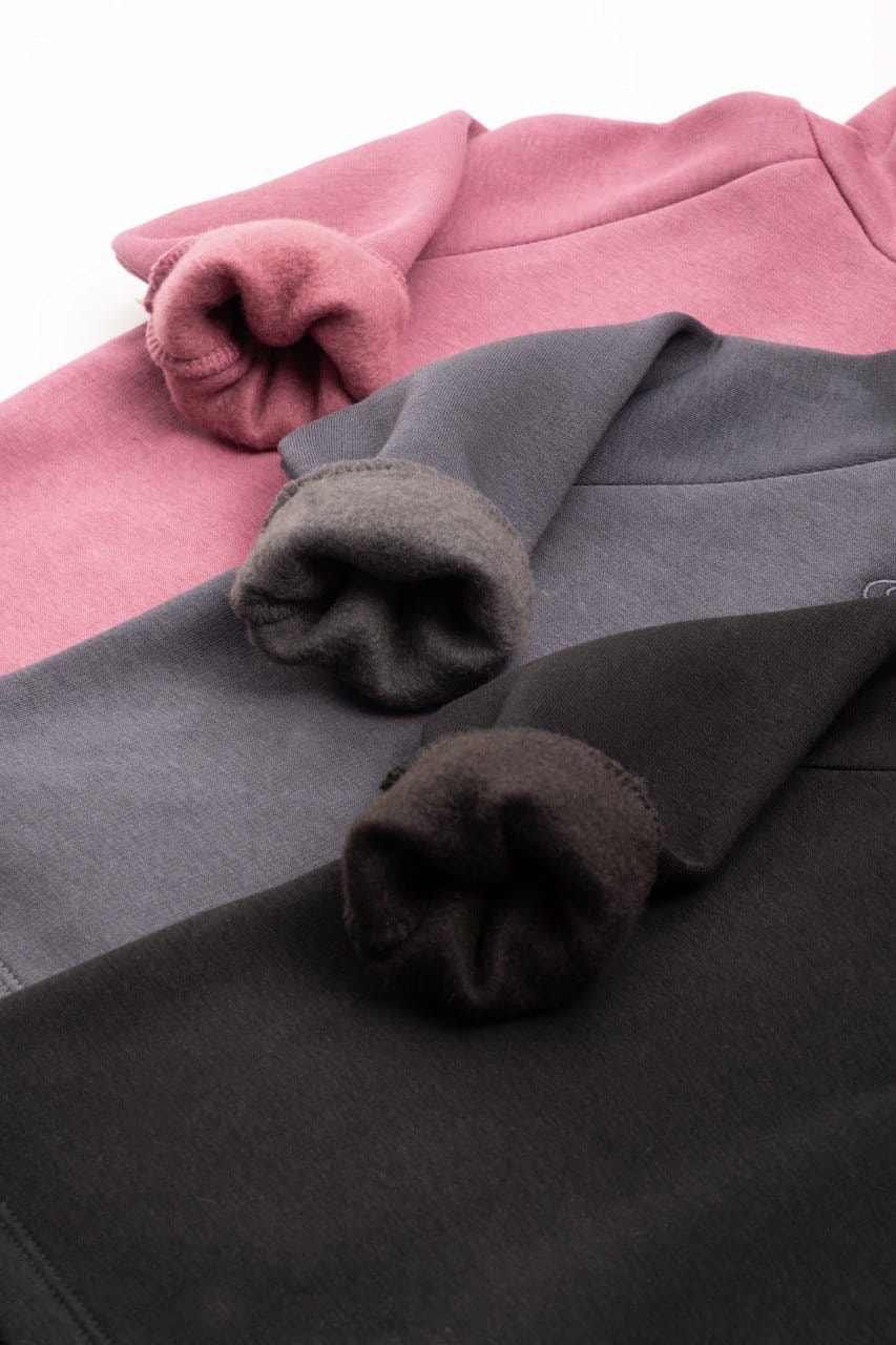 Kız Çocuk Antrasit Şardonlu Kapüşonlu Sweatshirt & Jogger Pantolon İkili Takım (1-6 Yaş)