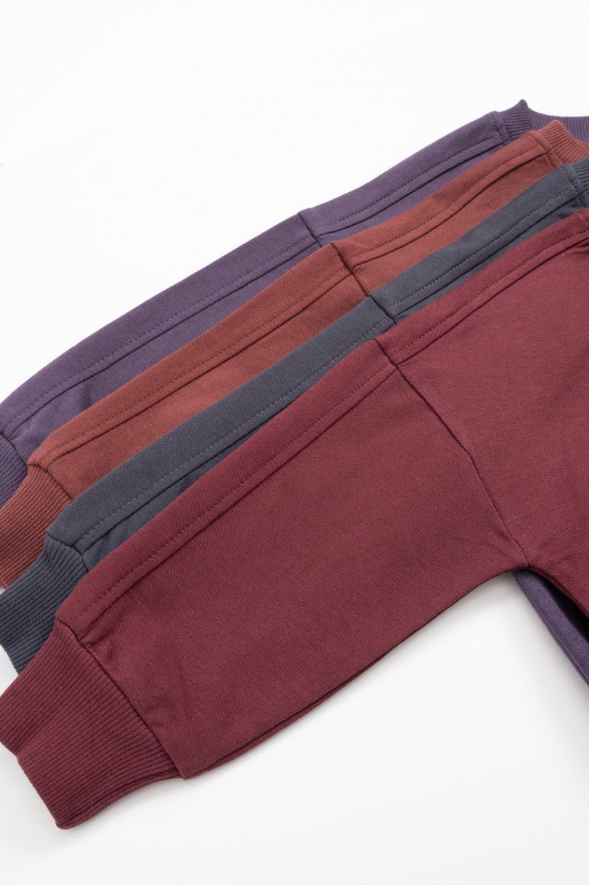 Kız Çocuk Bordo Eşofman Takımı – Wide Leg Bol Paça, Oversize Sweat (1-6 Yaş)