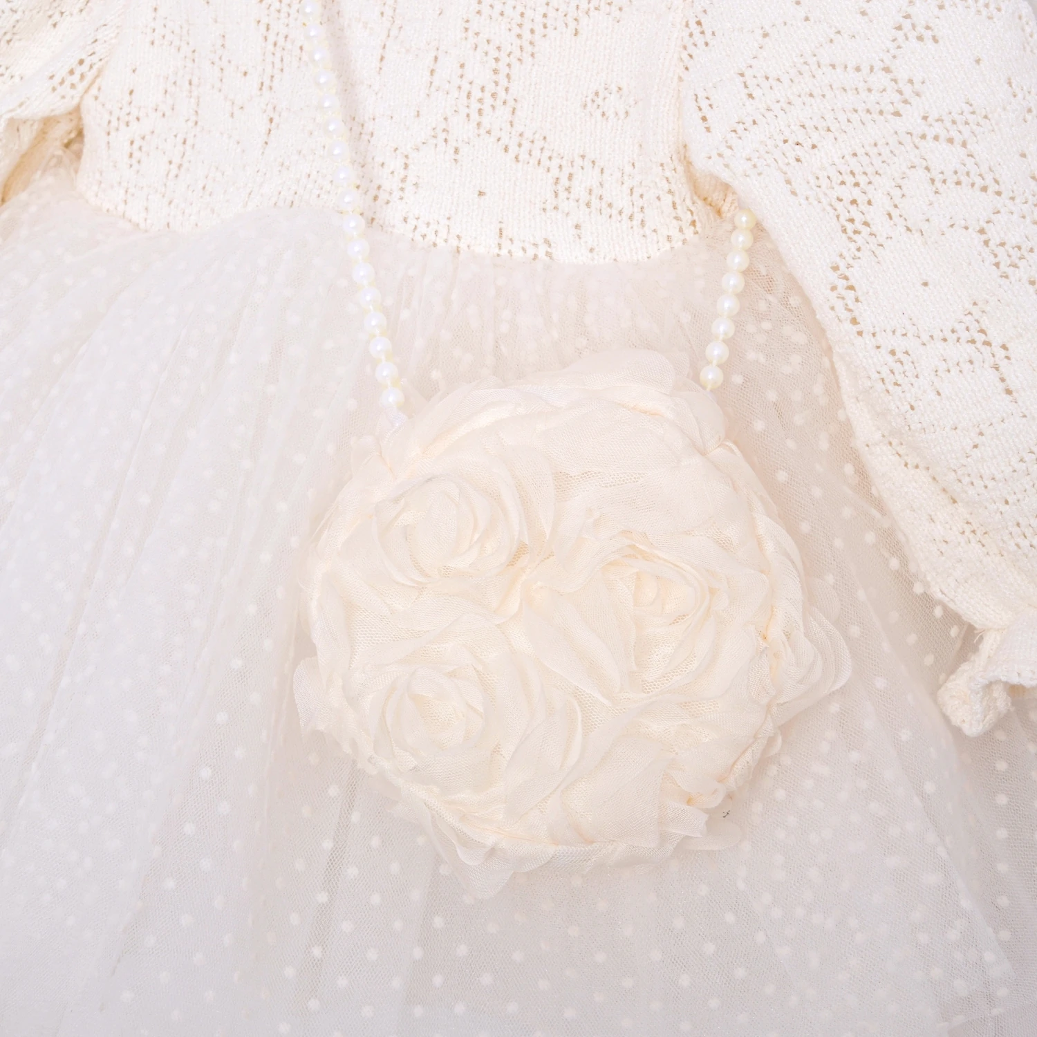 Emma - Dantel Tüllü Çanta ile Takım Elbise