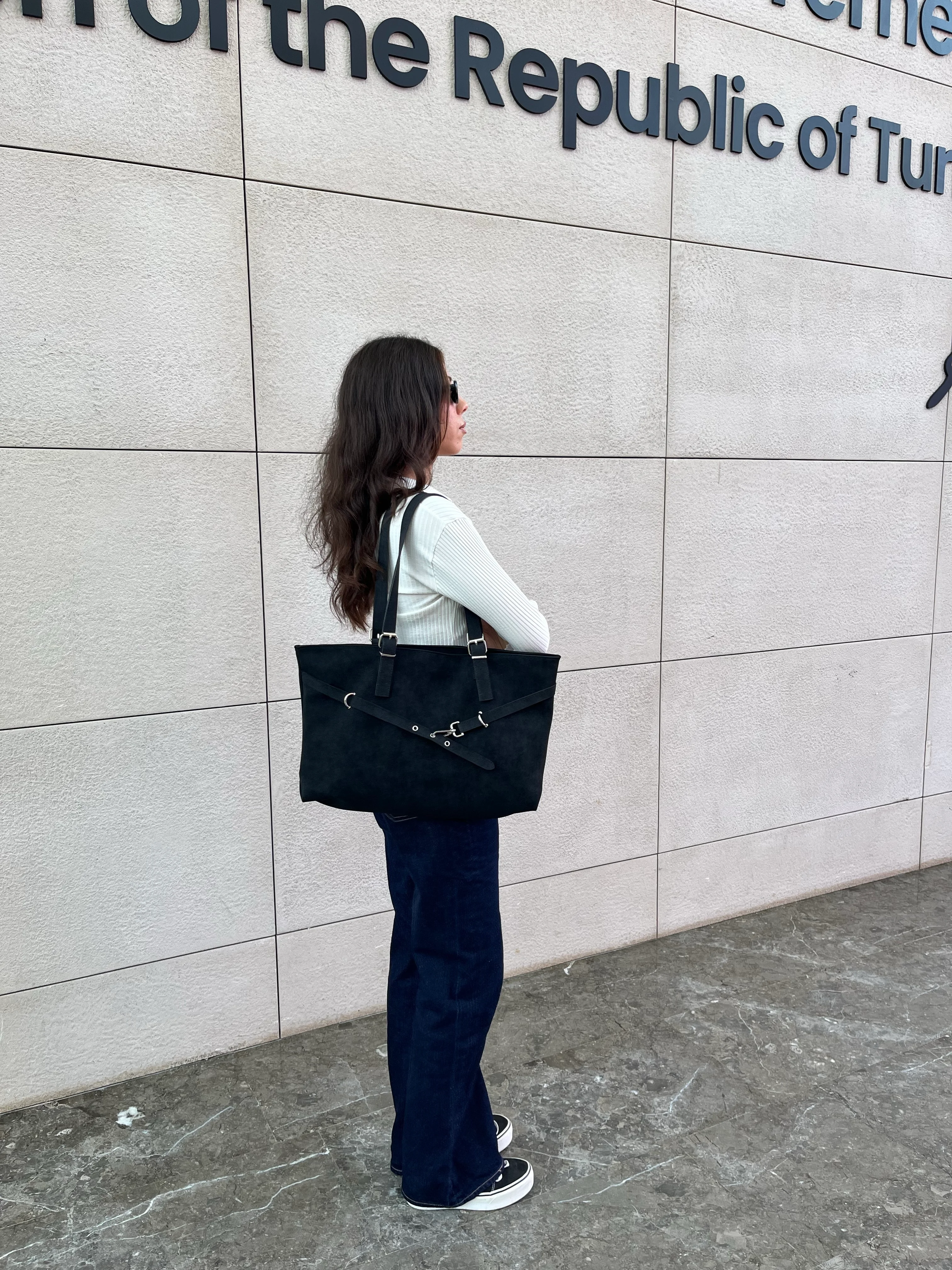 Galia/Kemer Detaylı Kadın Omuz Çantası