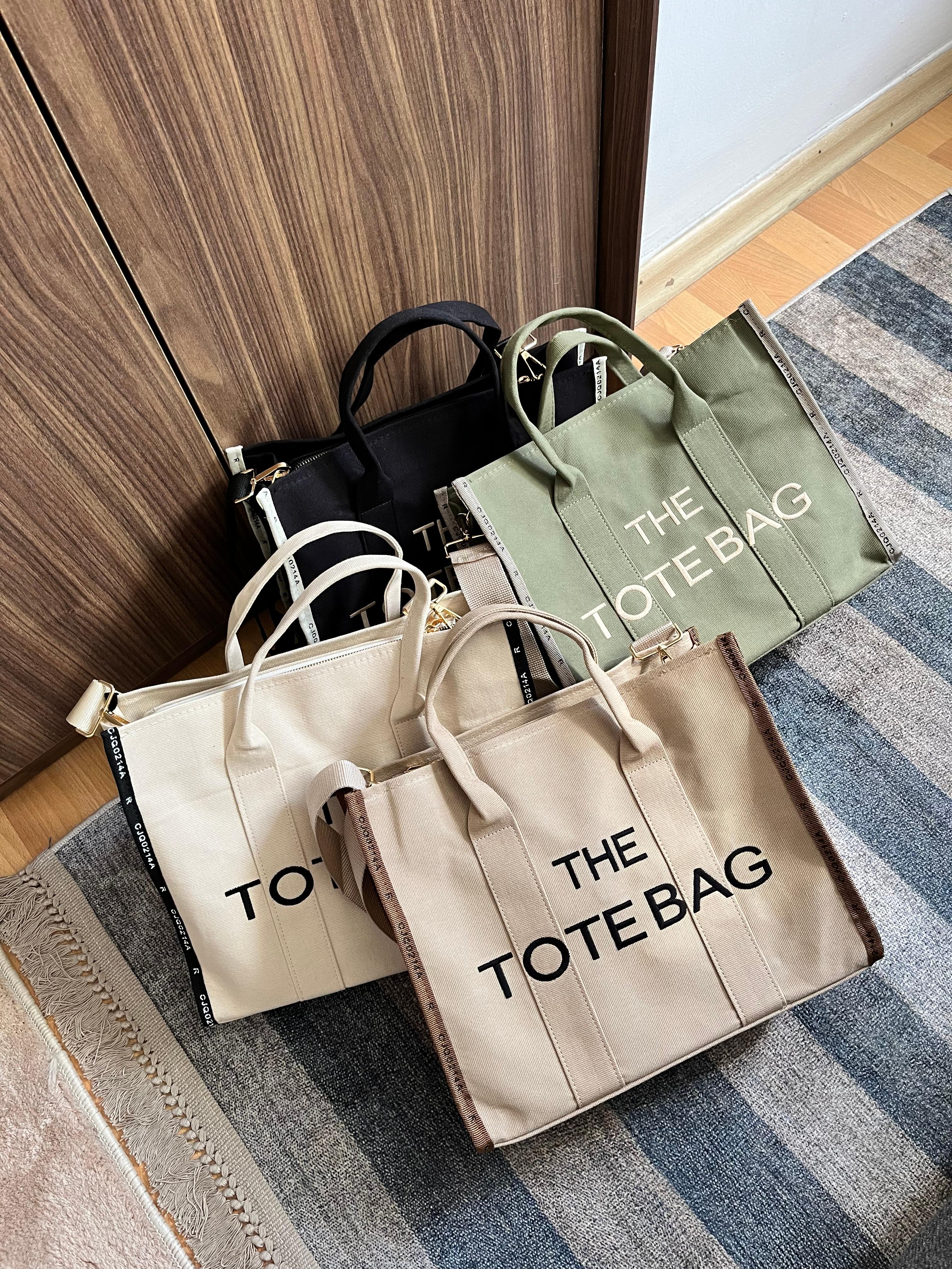 Tote Bag / Kanvas Kumaş El ve Omuz Kadın Çanta