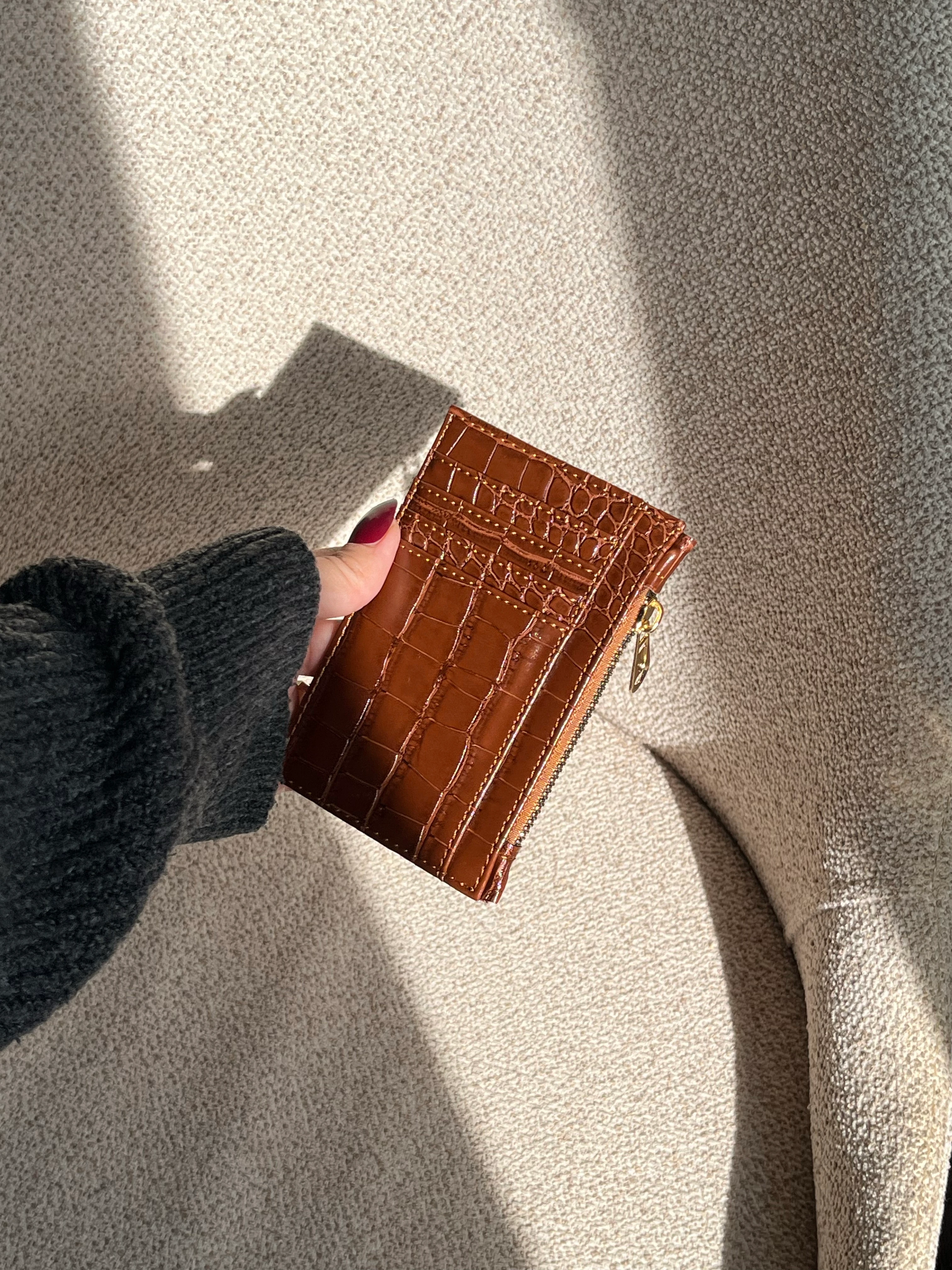 Tips / Kartlıklı Cüzdan - taba