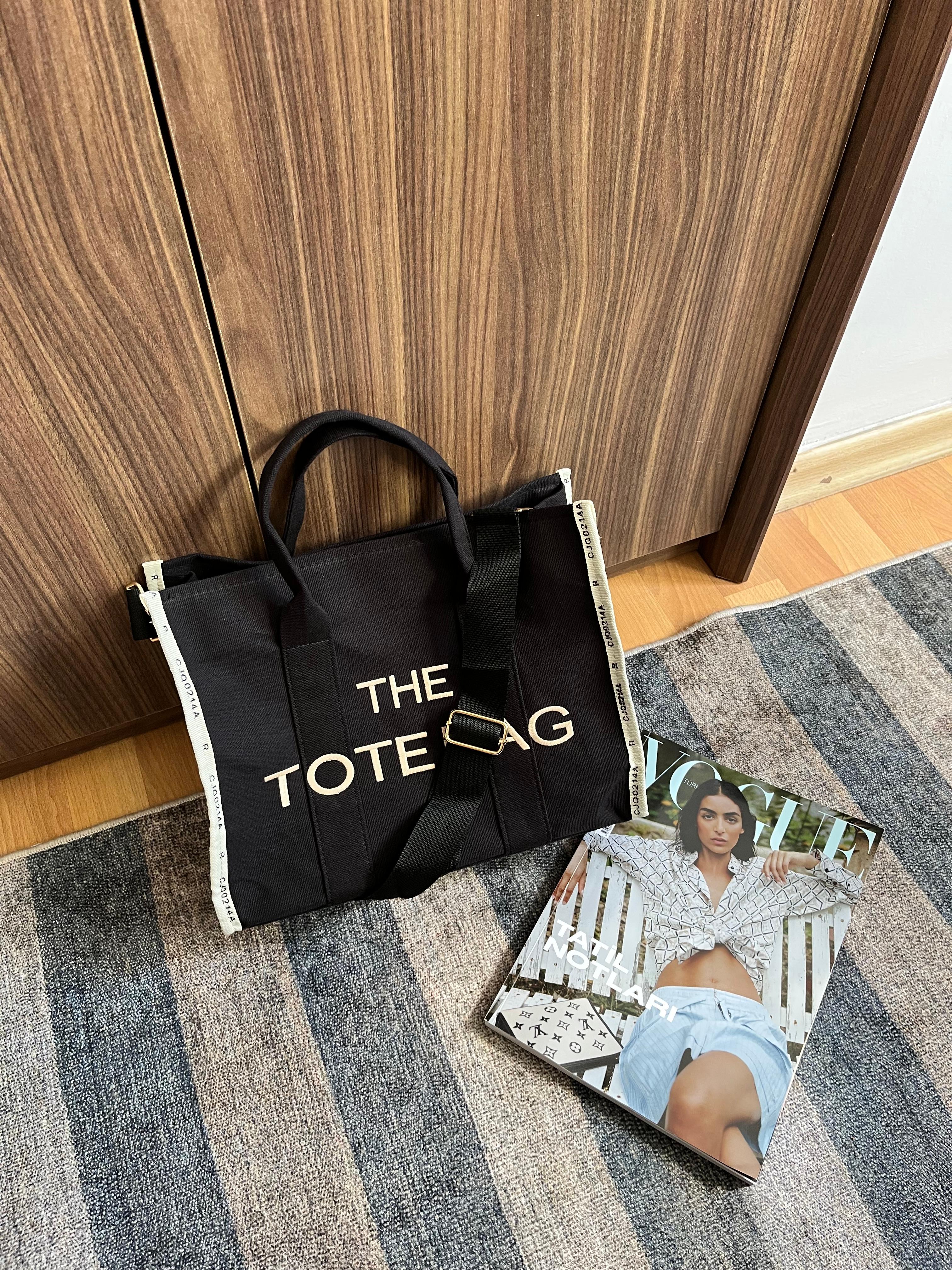Tote Bag / Kanvas Kumaş El ve Omuz Kadın Çanta
