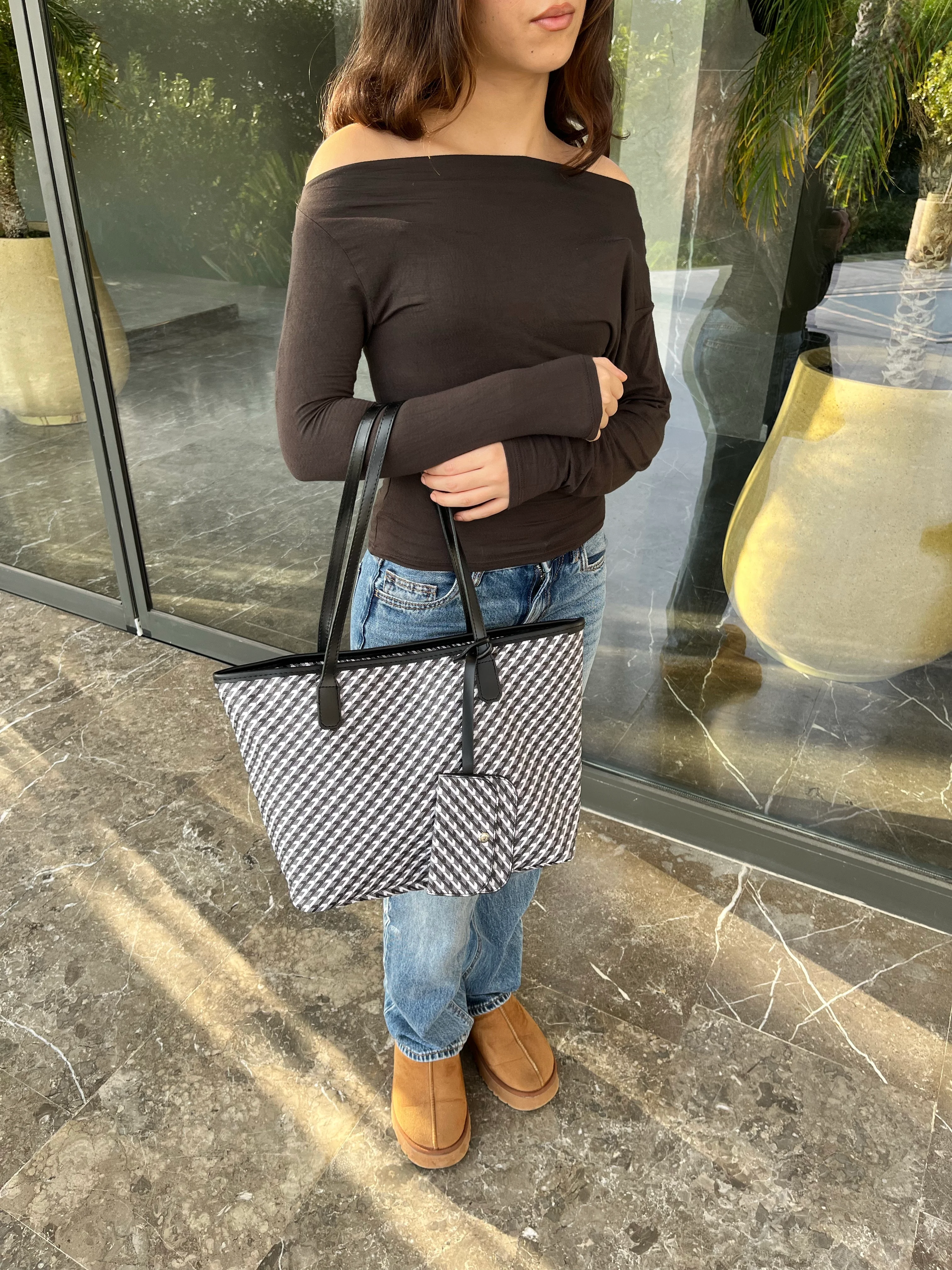 Ribon/ Cüzdan Detaylı Kadın Omuz Çantası