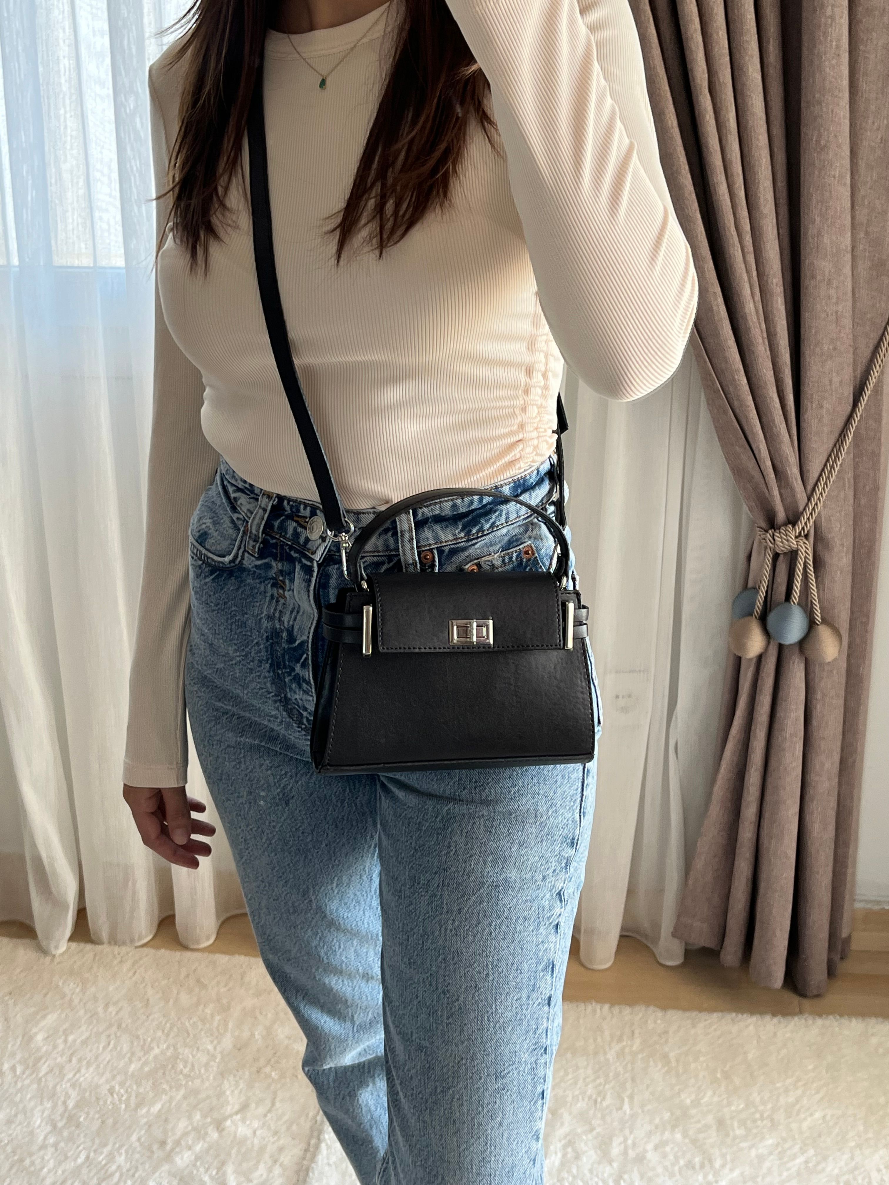 City / Çapraz Askılı Mini Omuz ve El Kadın Çanta