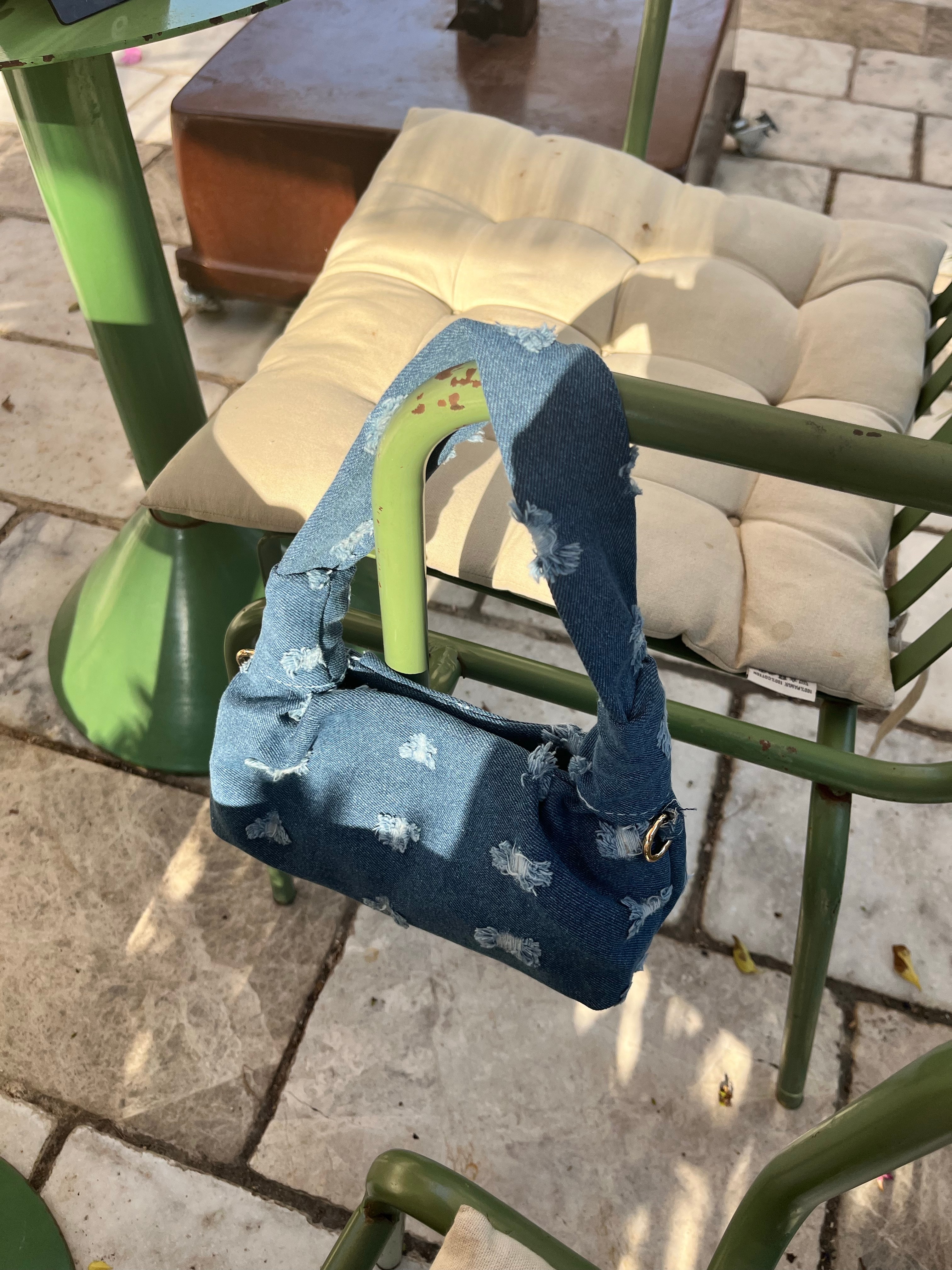 Lumo/ Elde ve Çapraz Kullanıma Uygun Kadın Deri Çanta - koyu kot