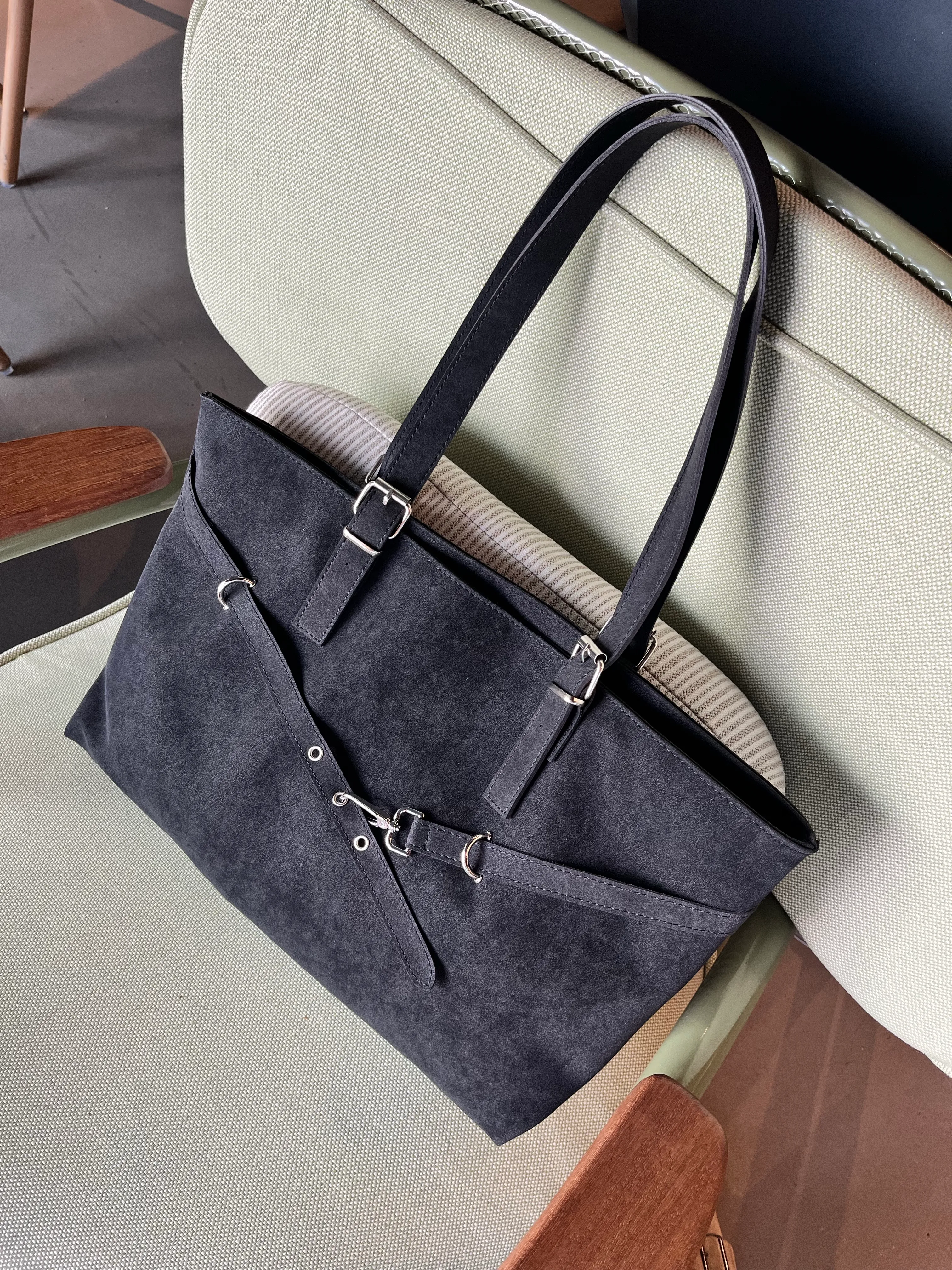 Galia/Kemer Detaylı Kadın Omuz Çantası - siyah