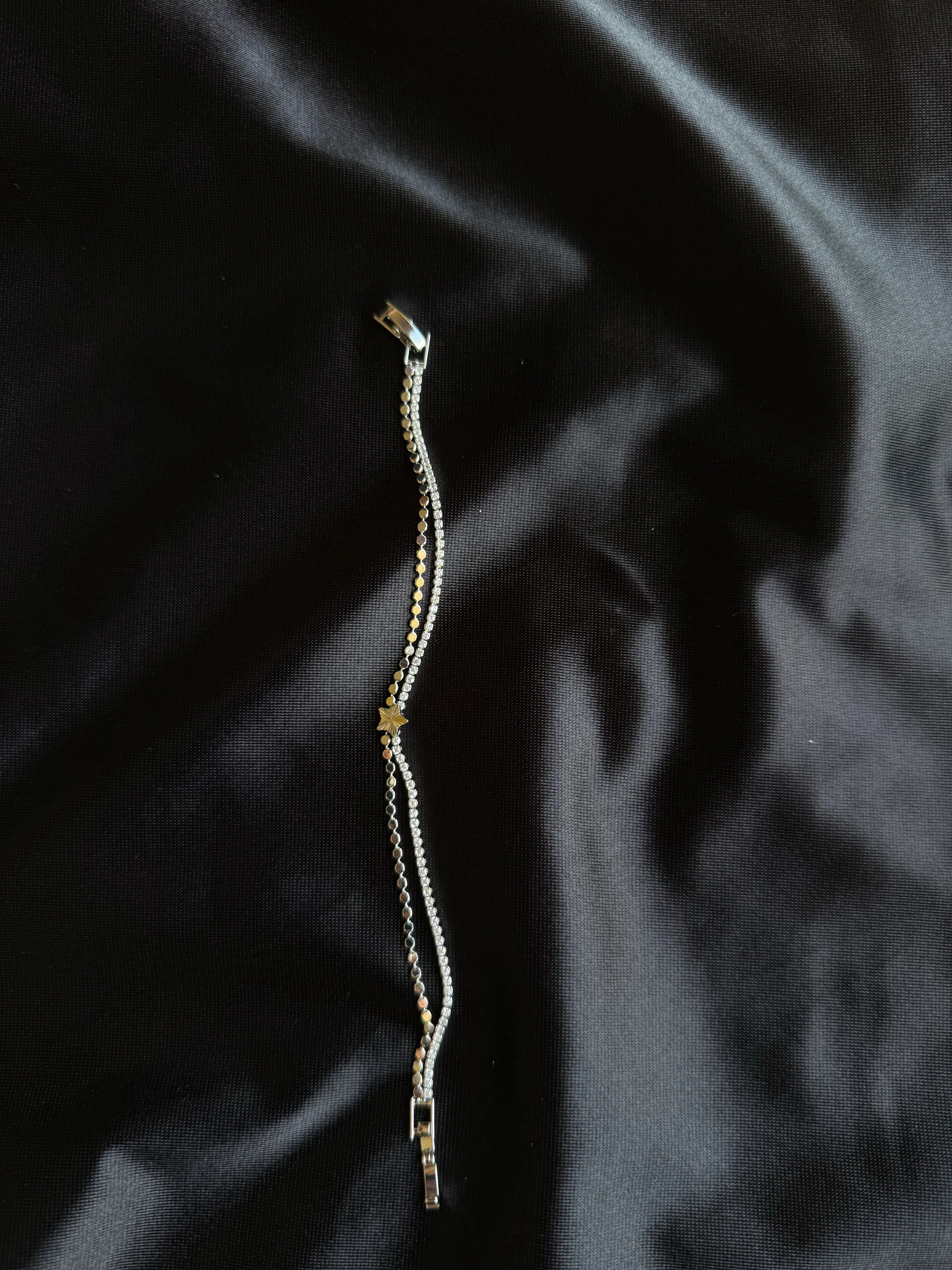 Parıltı Çizgisi Bileklik Gümüş