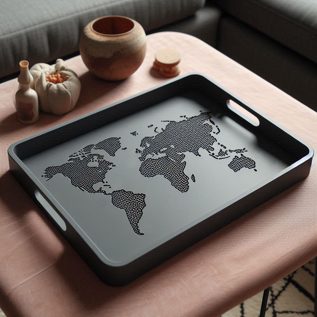 Designer Tray "OneWorld"