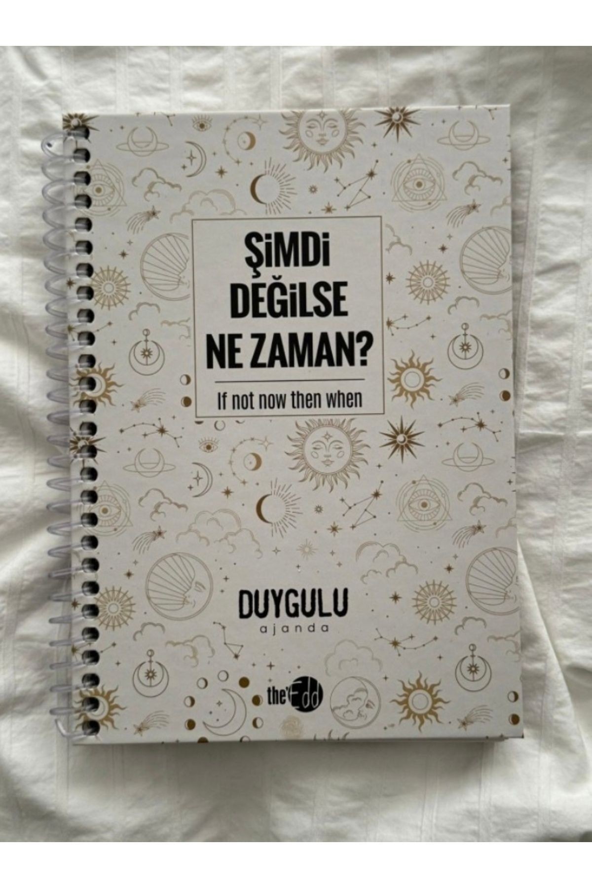 Şimdi Değilse Ne Zaman Duygulu Ajanda Konsept Defter Hediye Konuşan Ajanda