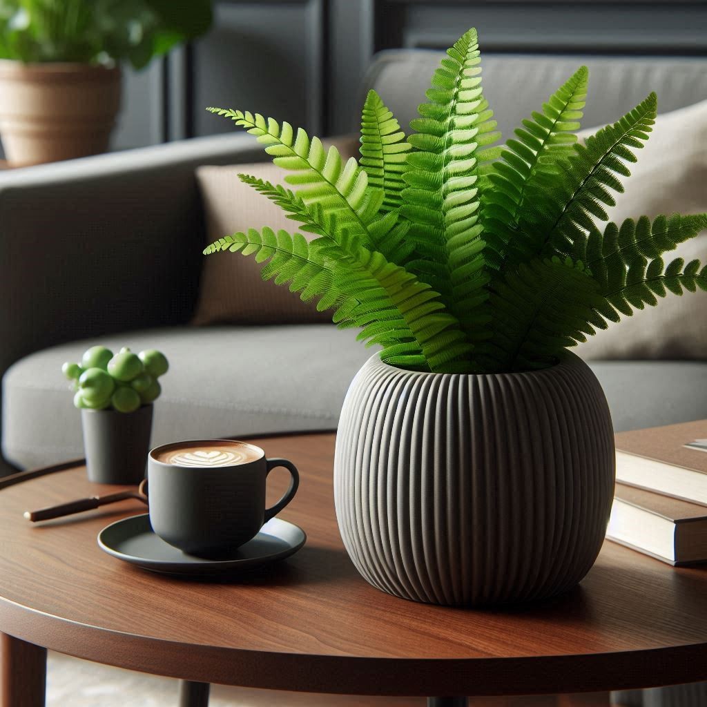 Modern Ribbed Design Planter