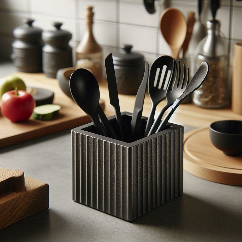 Design Kitchen Utensil Holder "Just a Square"