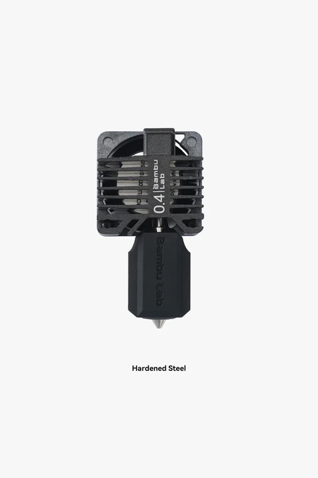 Complete hotend assembly with hardened steel nozzle 0.4mm - X1C