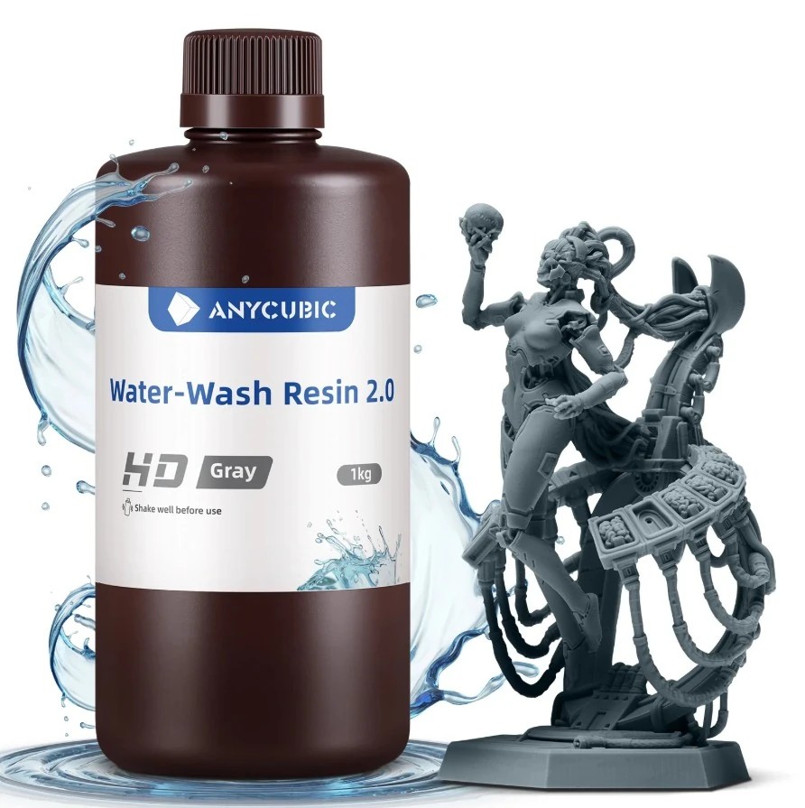 Anycubic Water Wash Resin+ - HD Gray