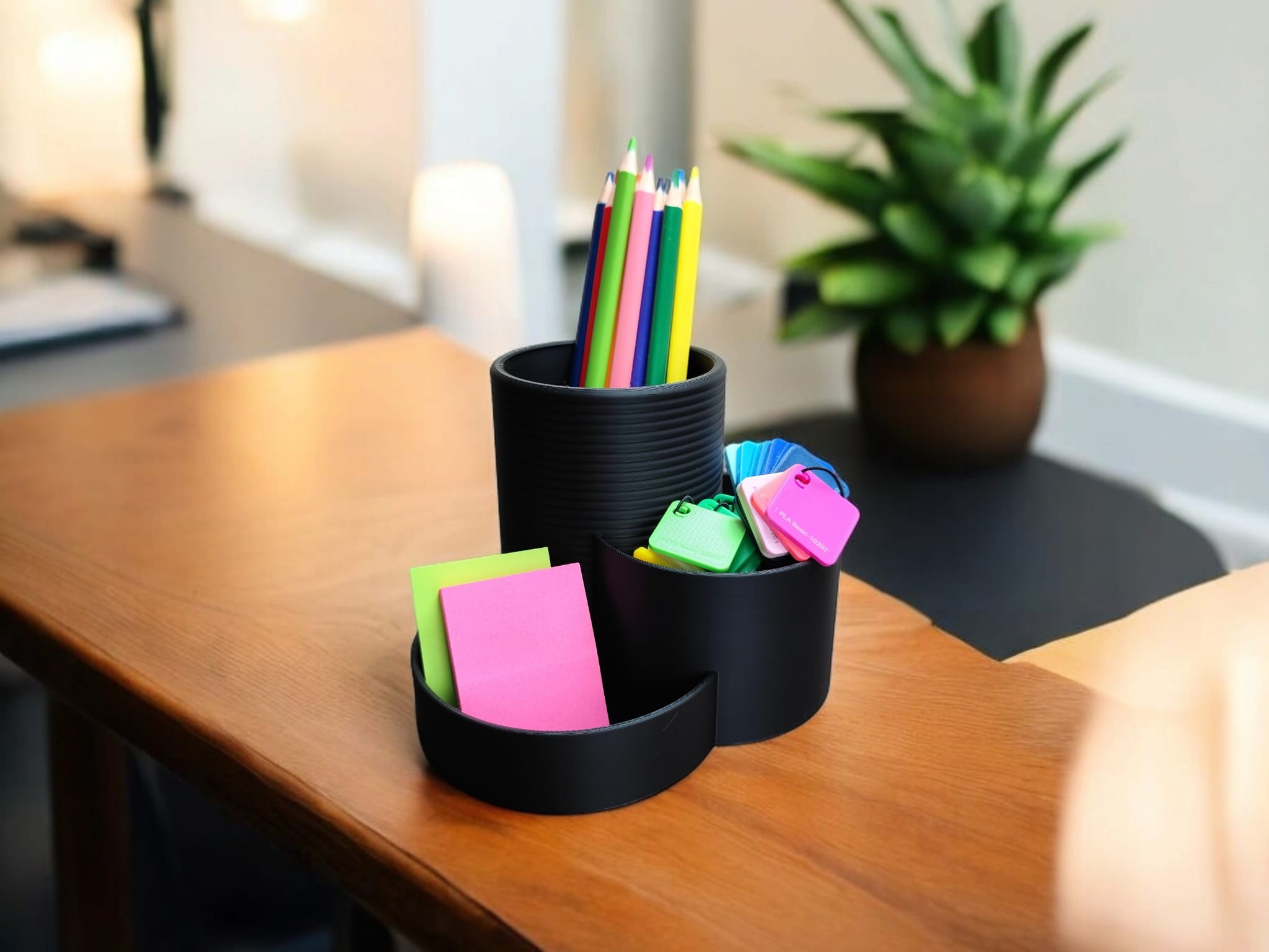 Modern Office Organizer "Three Cups"