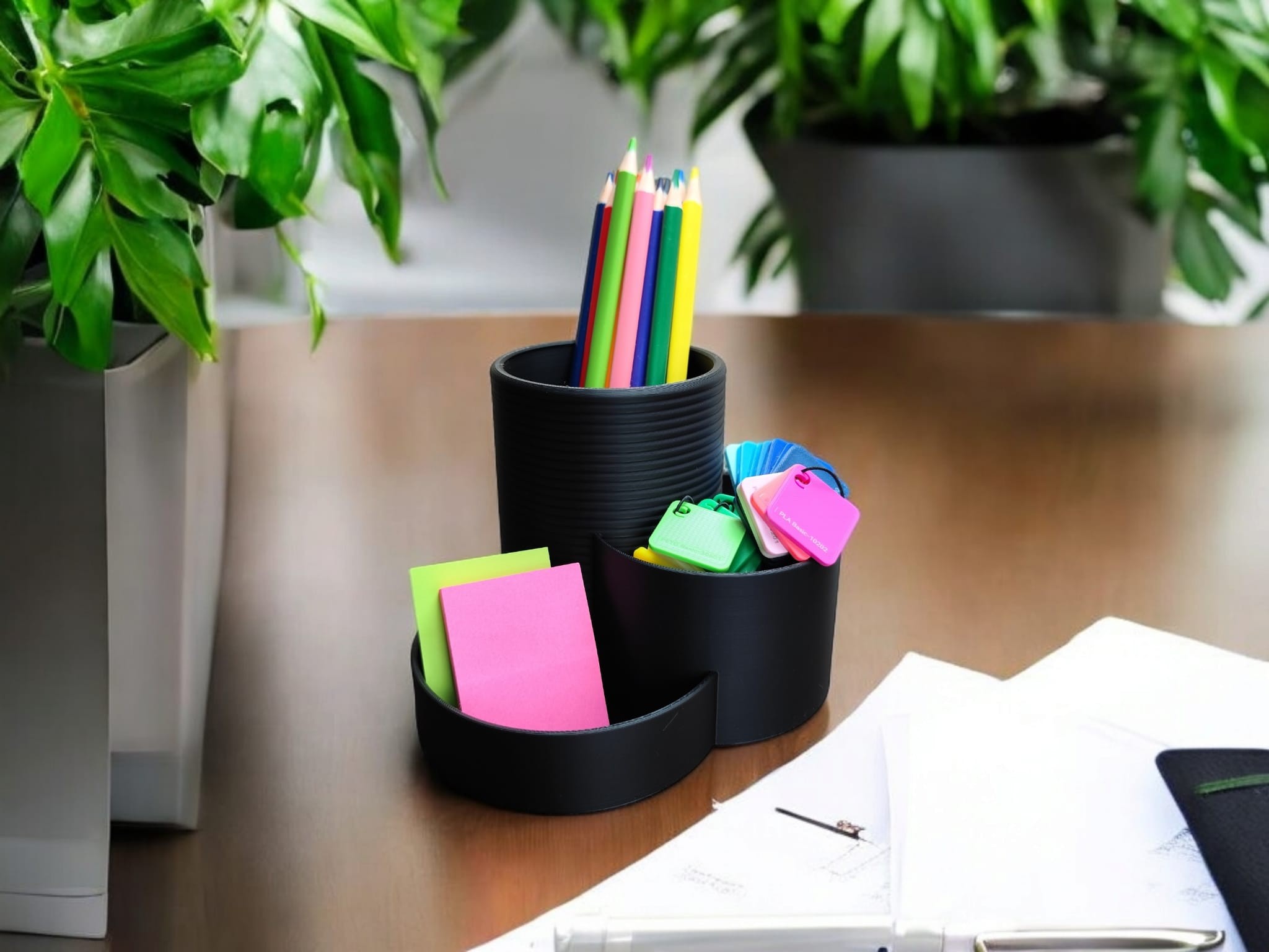 Modern Office Organizer "Three Cups"