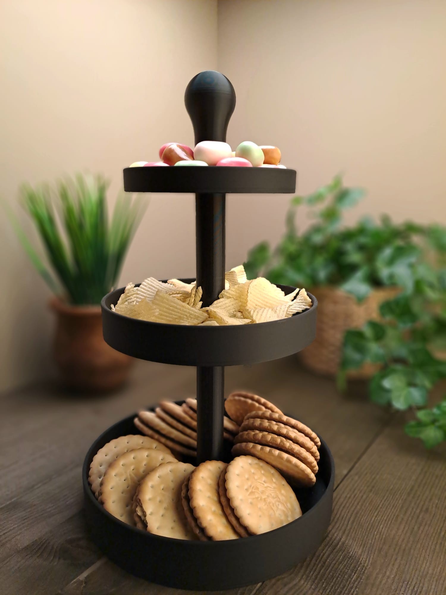 Three Tiered Snack & Cake Stand, Serving Stand