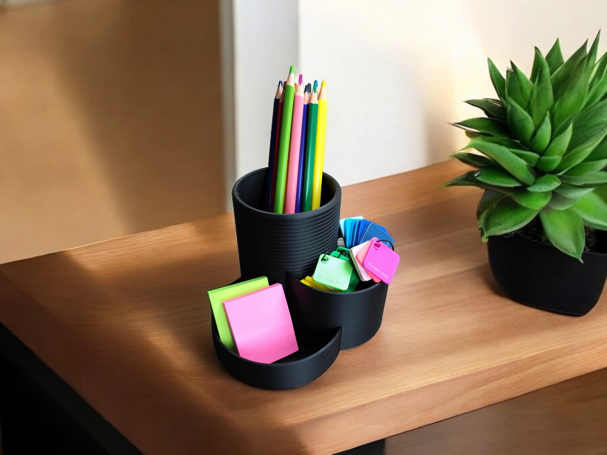 Modern Office Organizer "Three Cups"