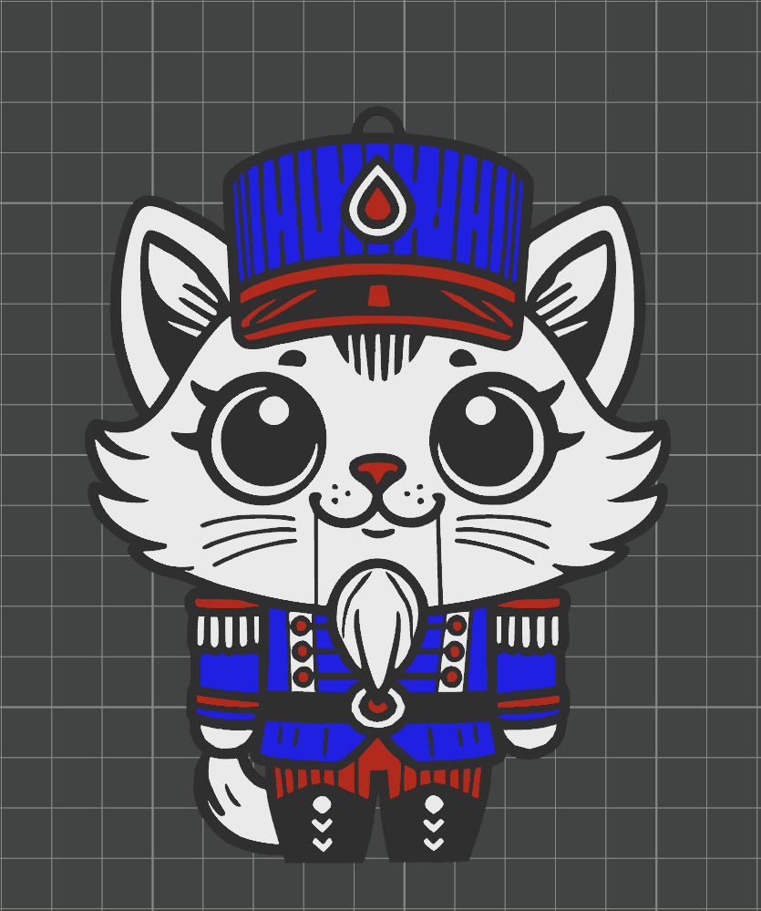 Nutcracker Soldier Cat