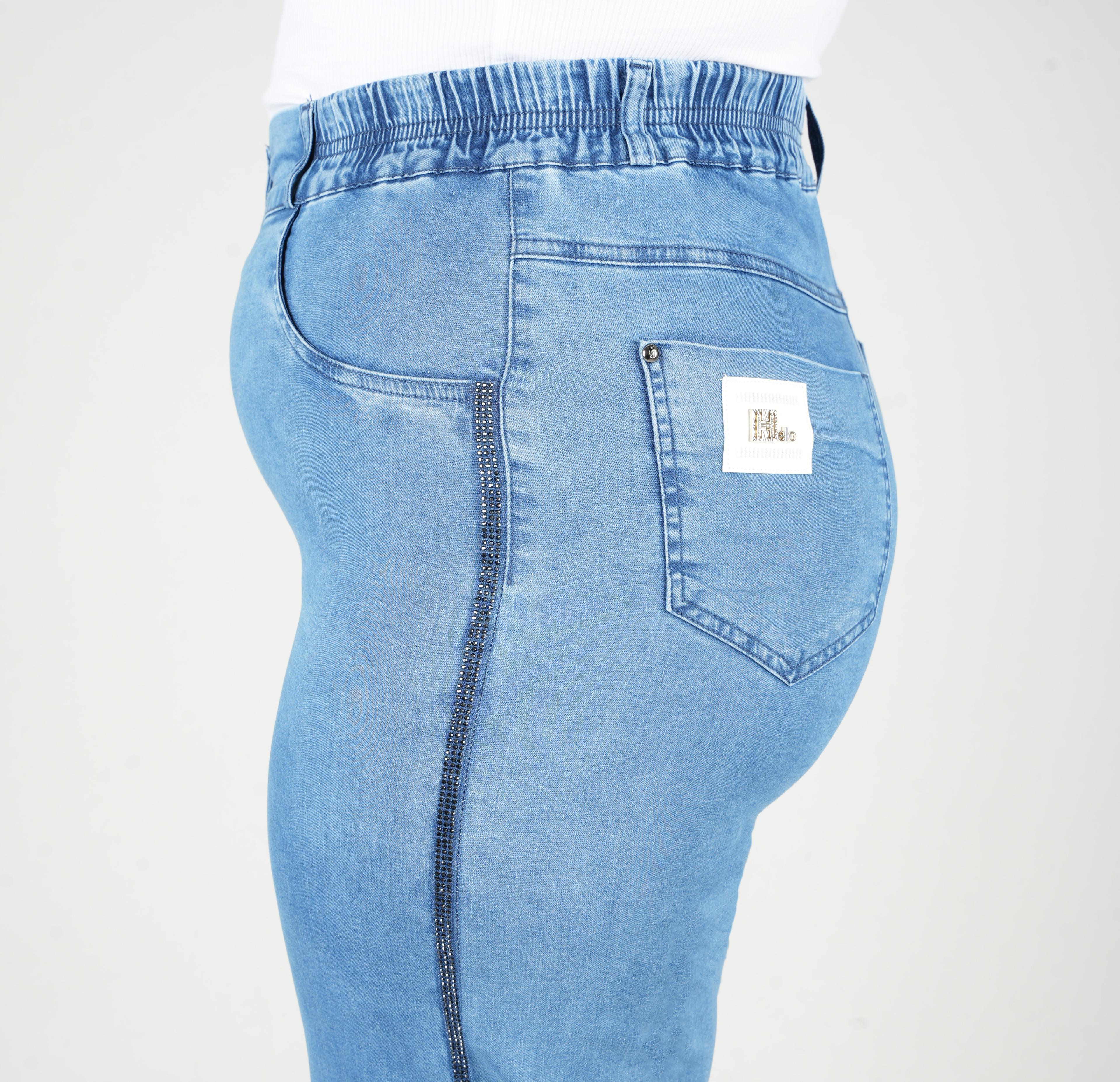 Aria - Taş Şerit Detaylı Kot Pantolon 9247