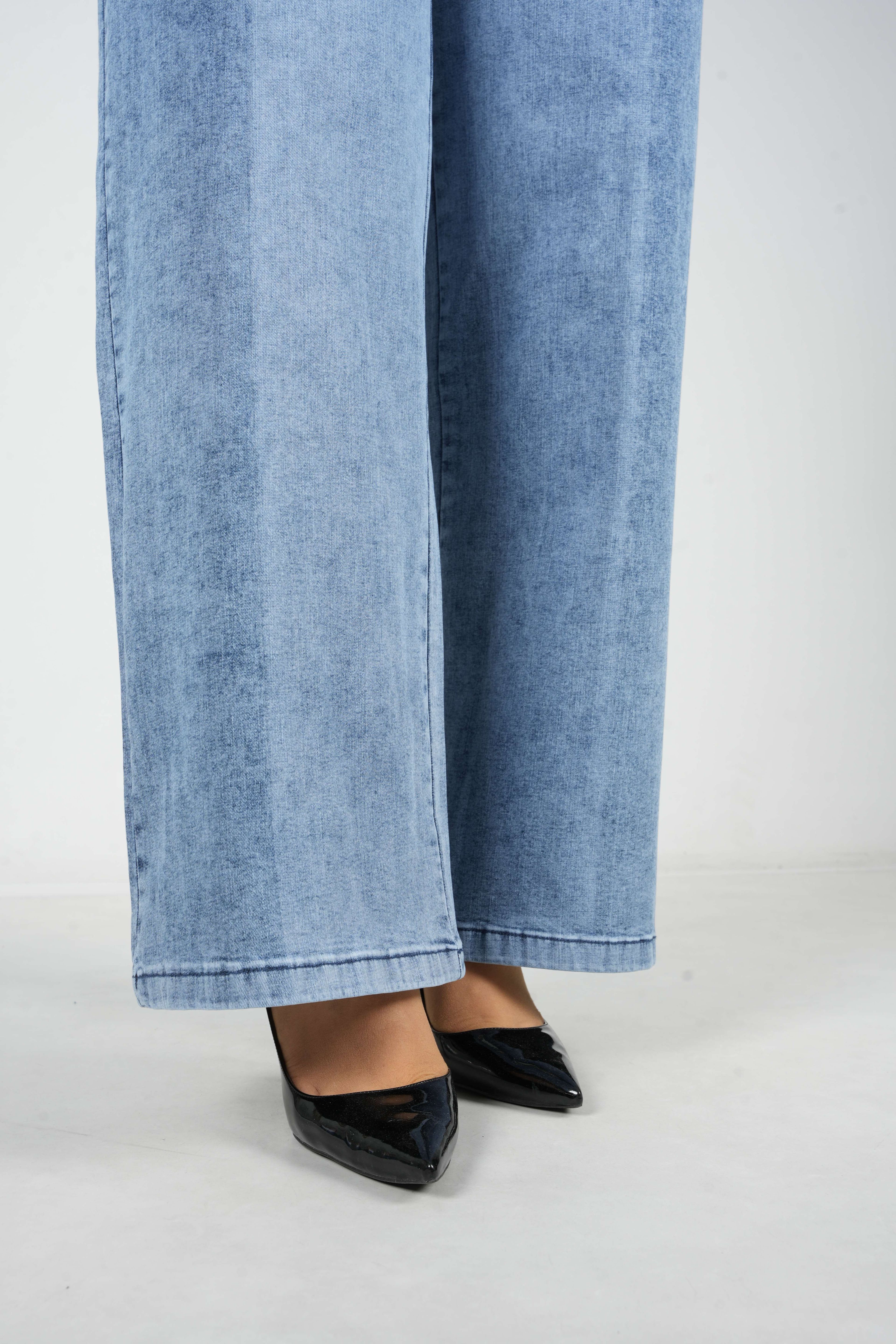 Mira – Çift Renkli Spor Denim Pantolon 9254