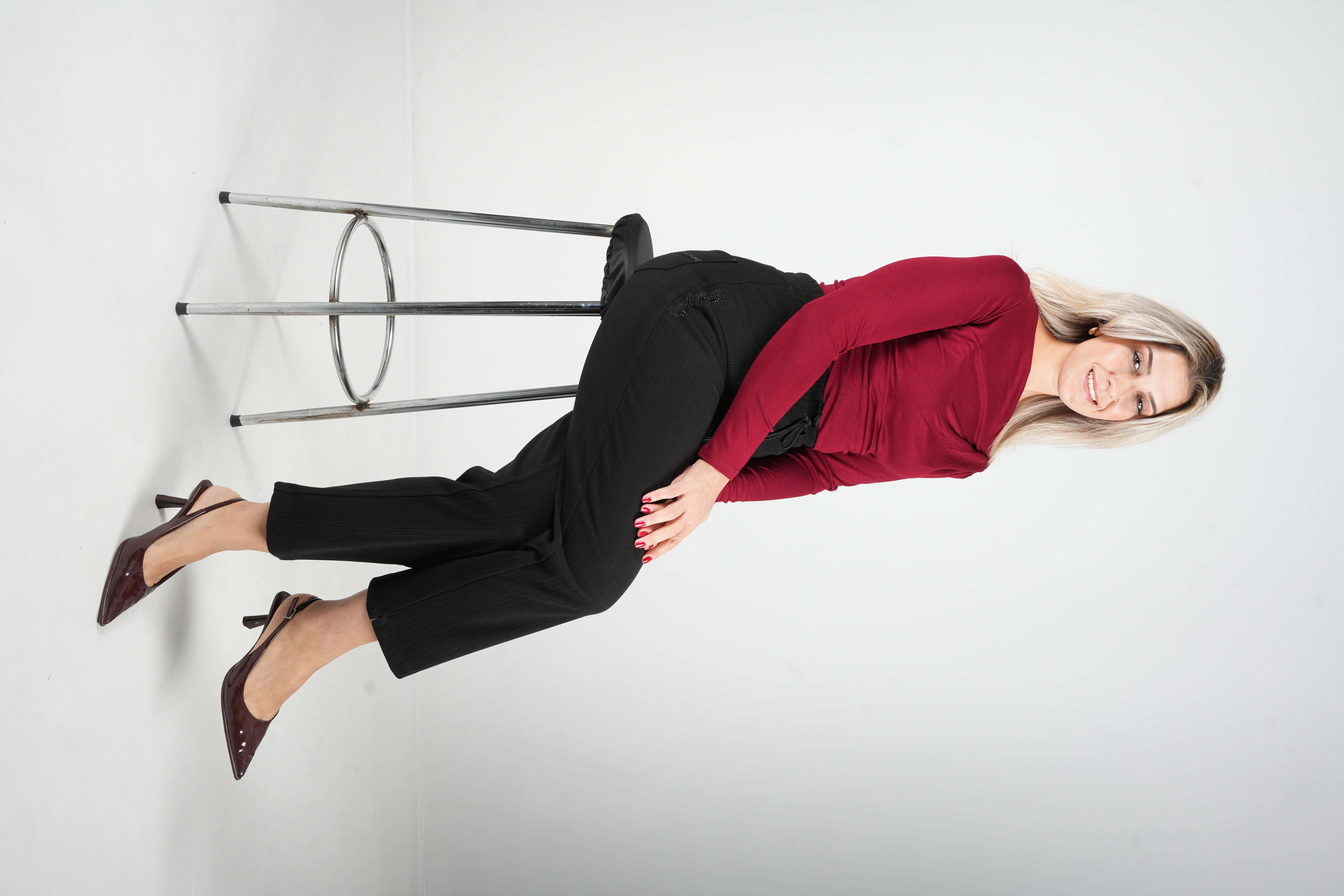 Como - Boru Paça Kadife Pantolon 9366