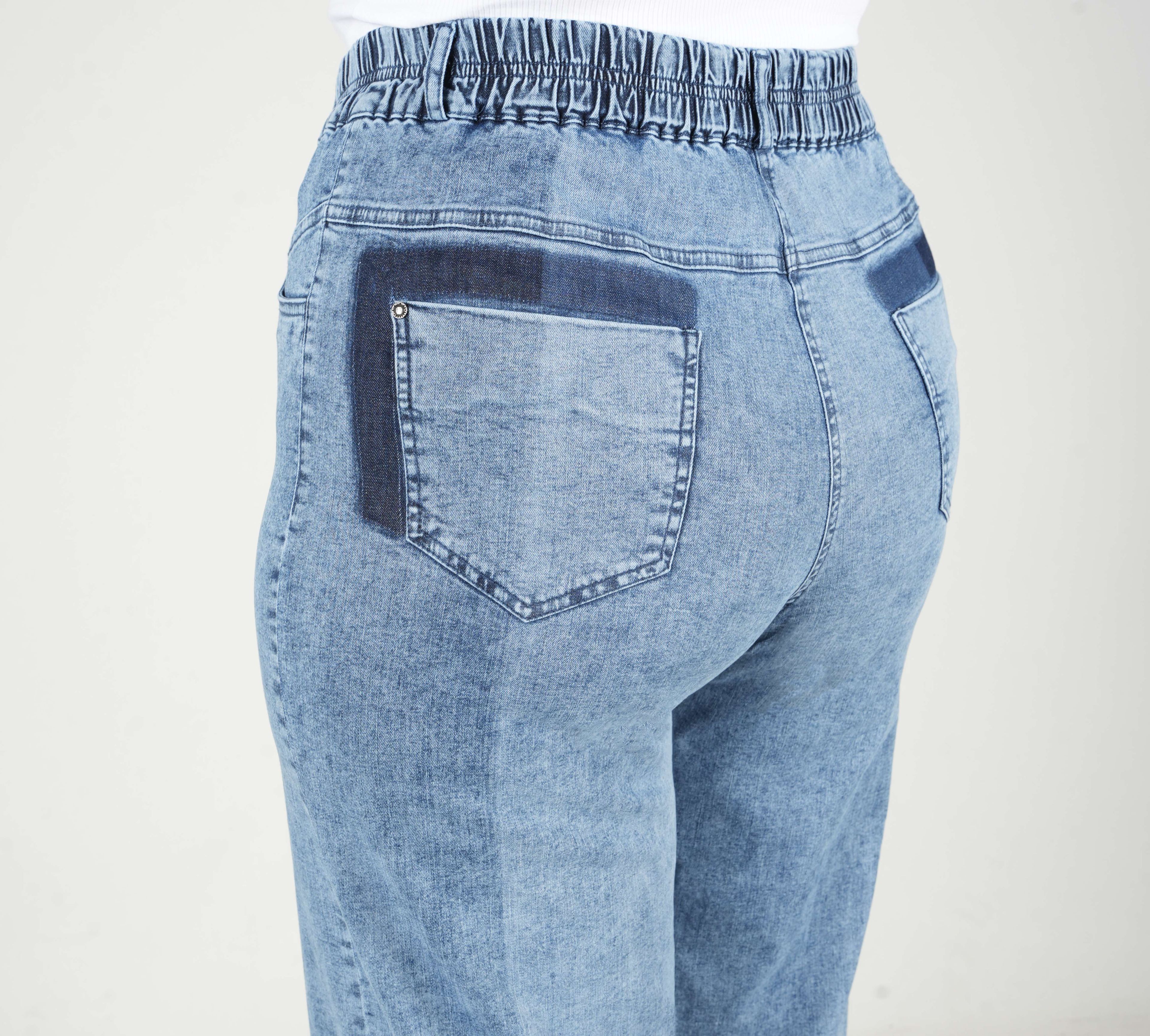 Mira – Çift Renkli Spor Denim Pantolon 9254