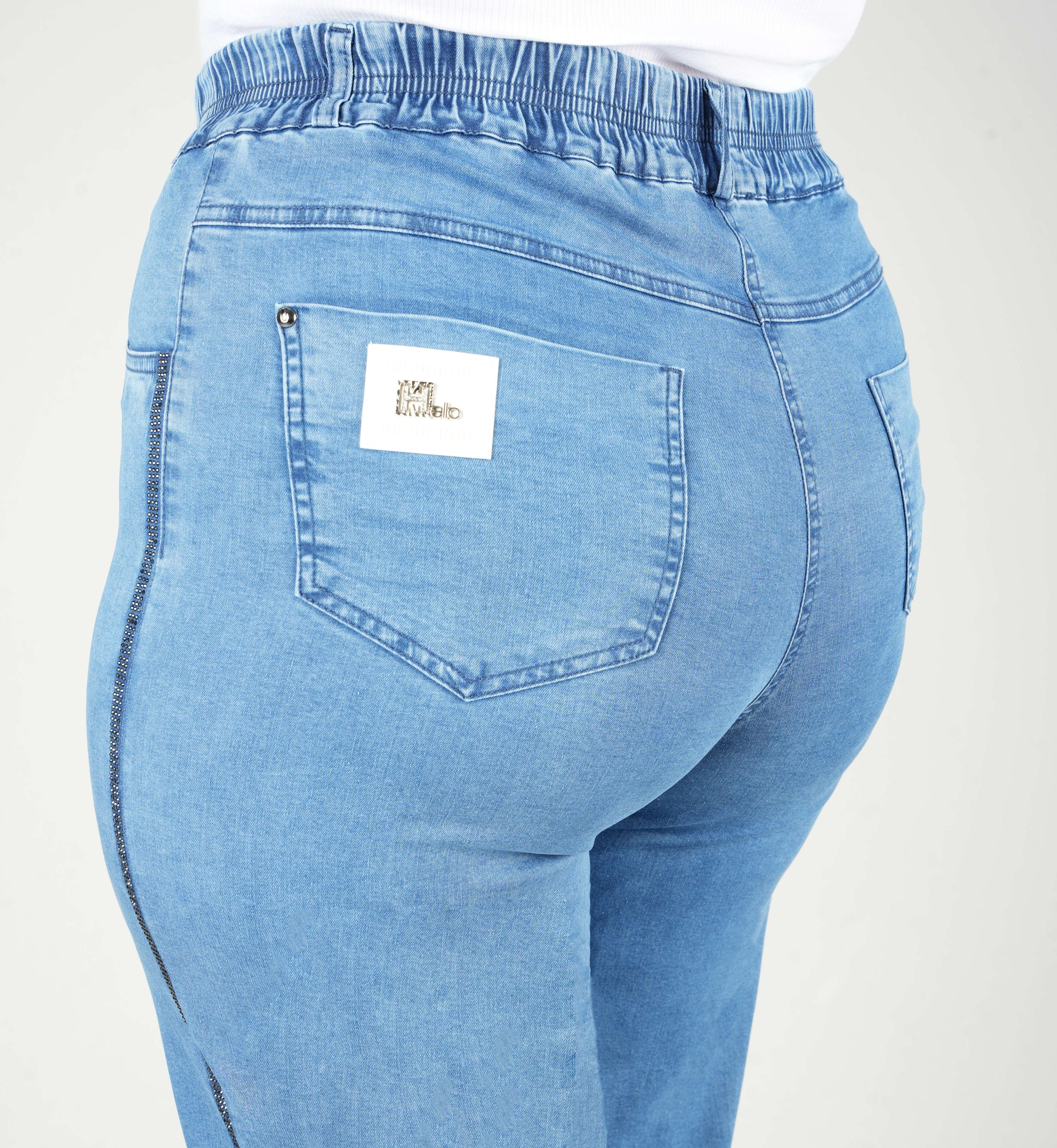 Aria - Taş Şerit Detaylı Kot Pantolon 9247