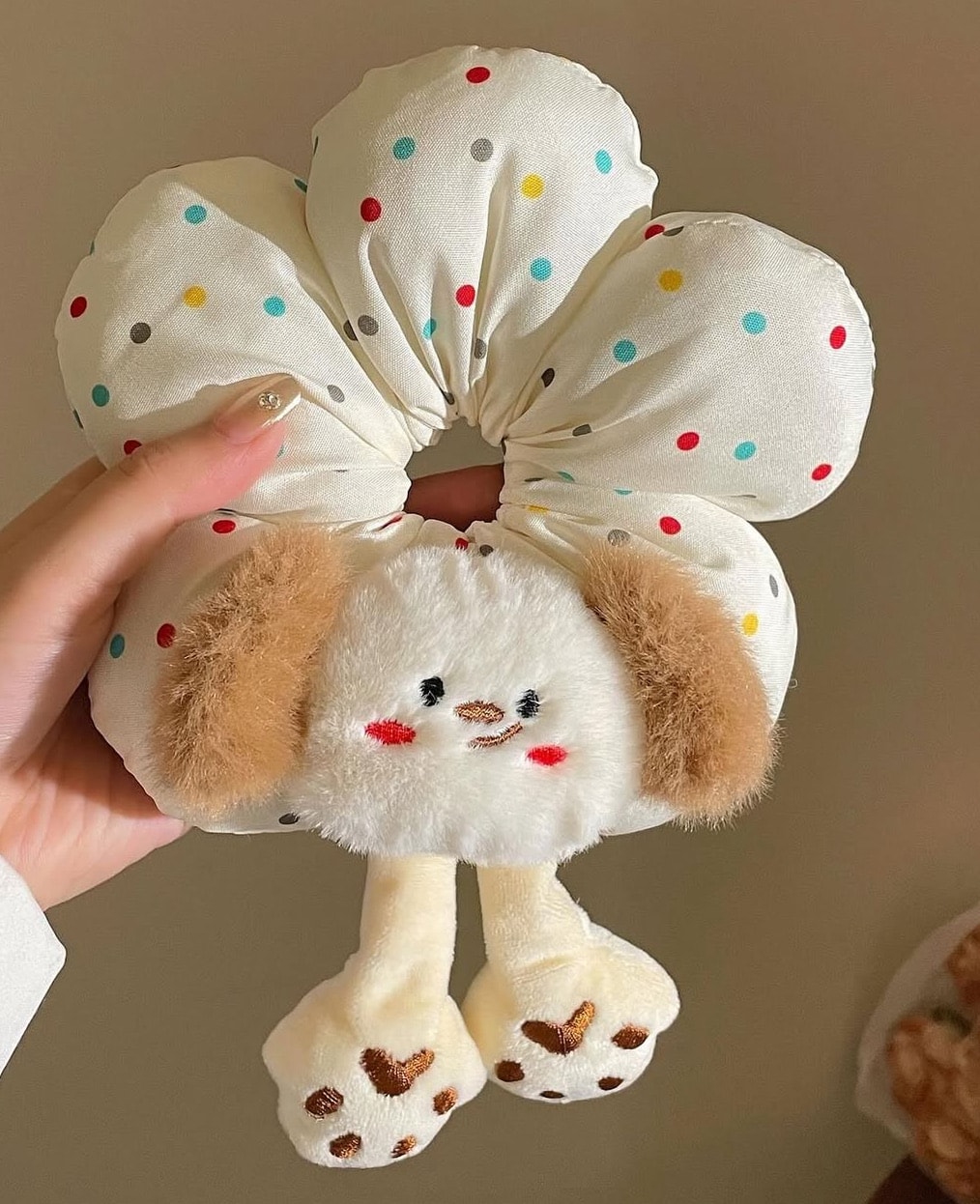 donut topuz tokalarımız köpekli model