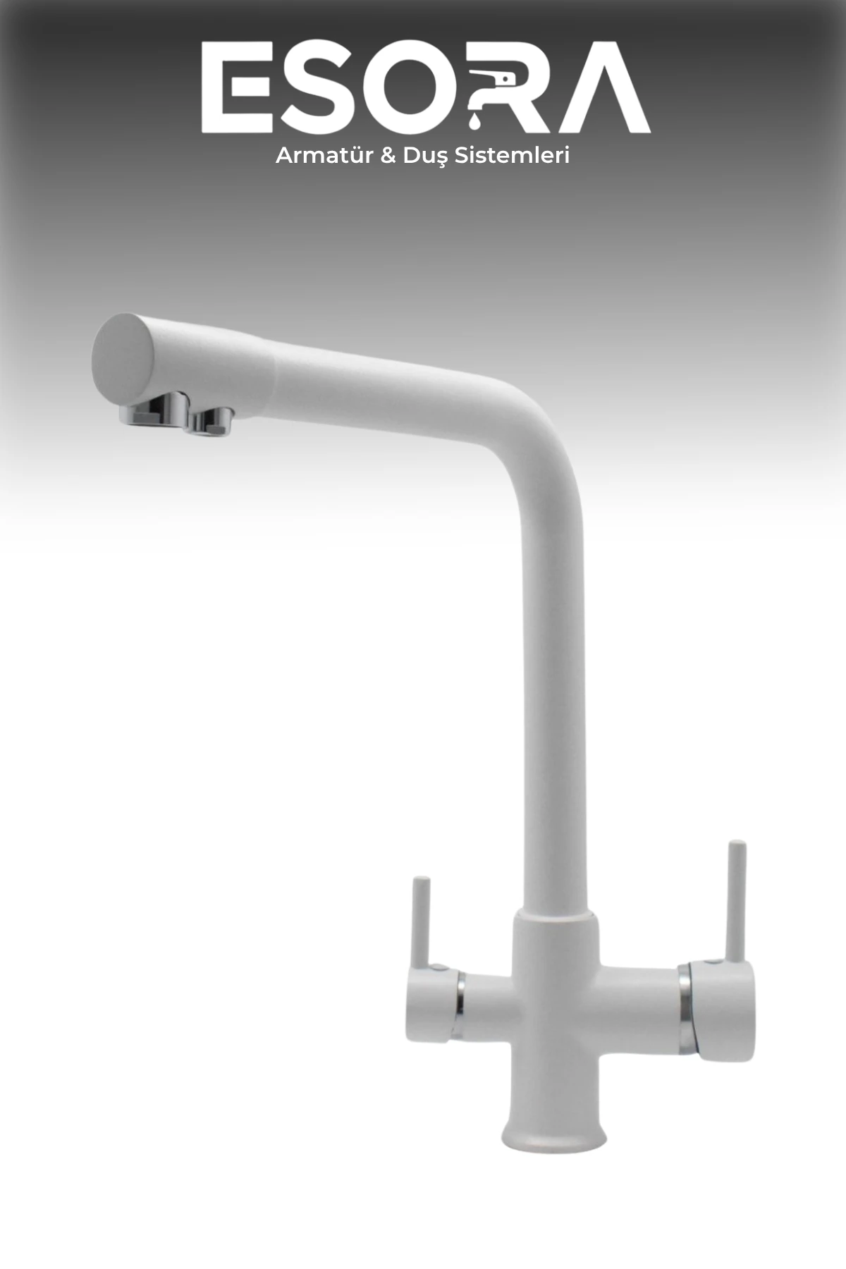 Beyaz Krom Arıtmalı Eviye Bataryası