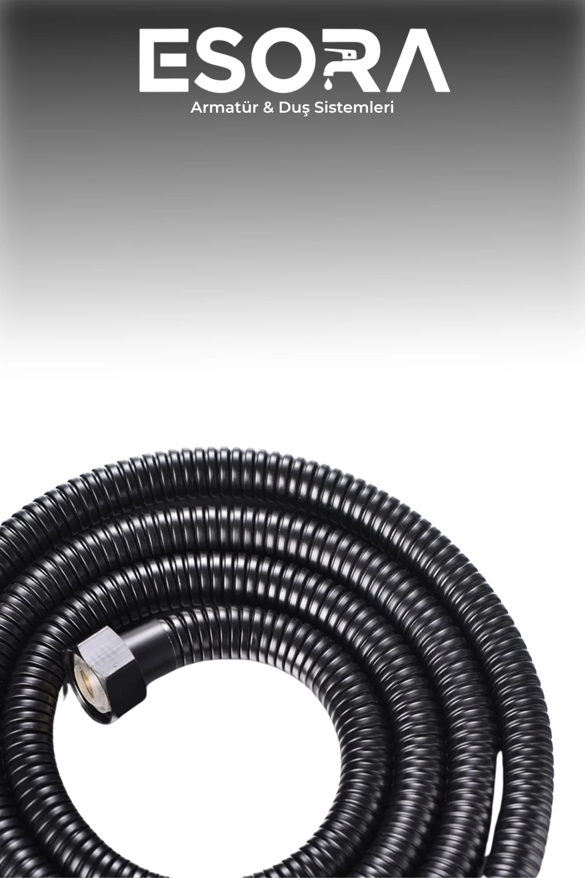 Siyah 150cm Duş Hortumu
