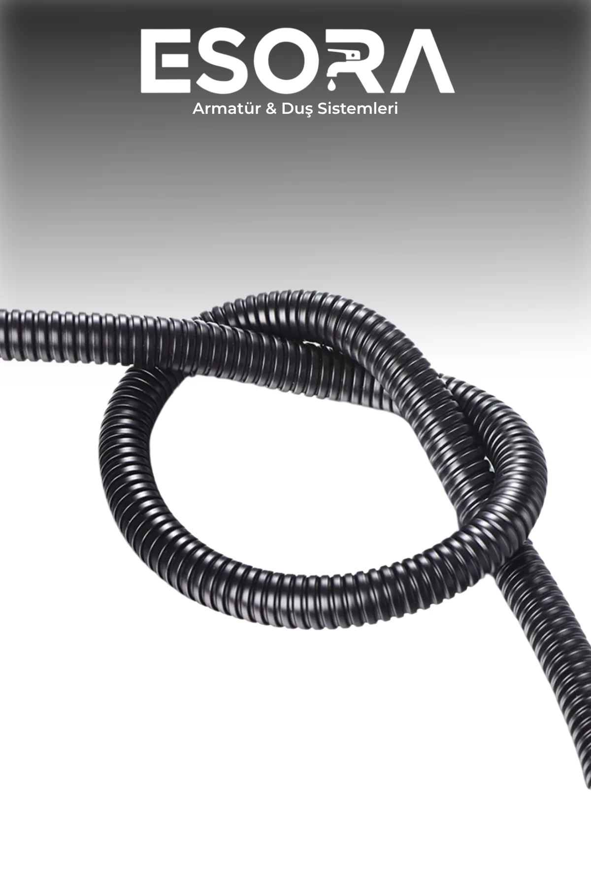 Siyah 150cm Duş Hortumu