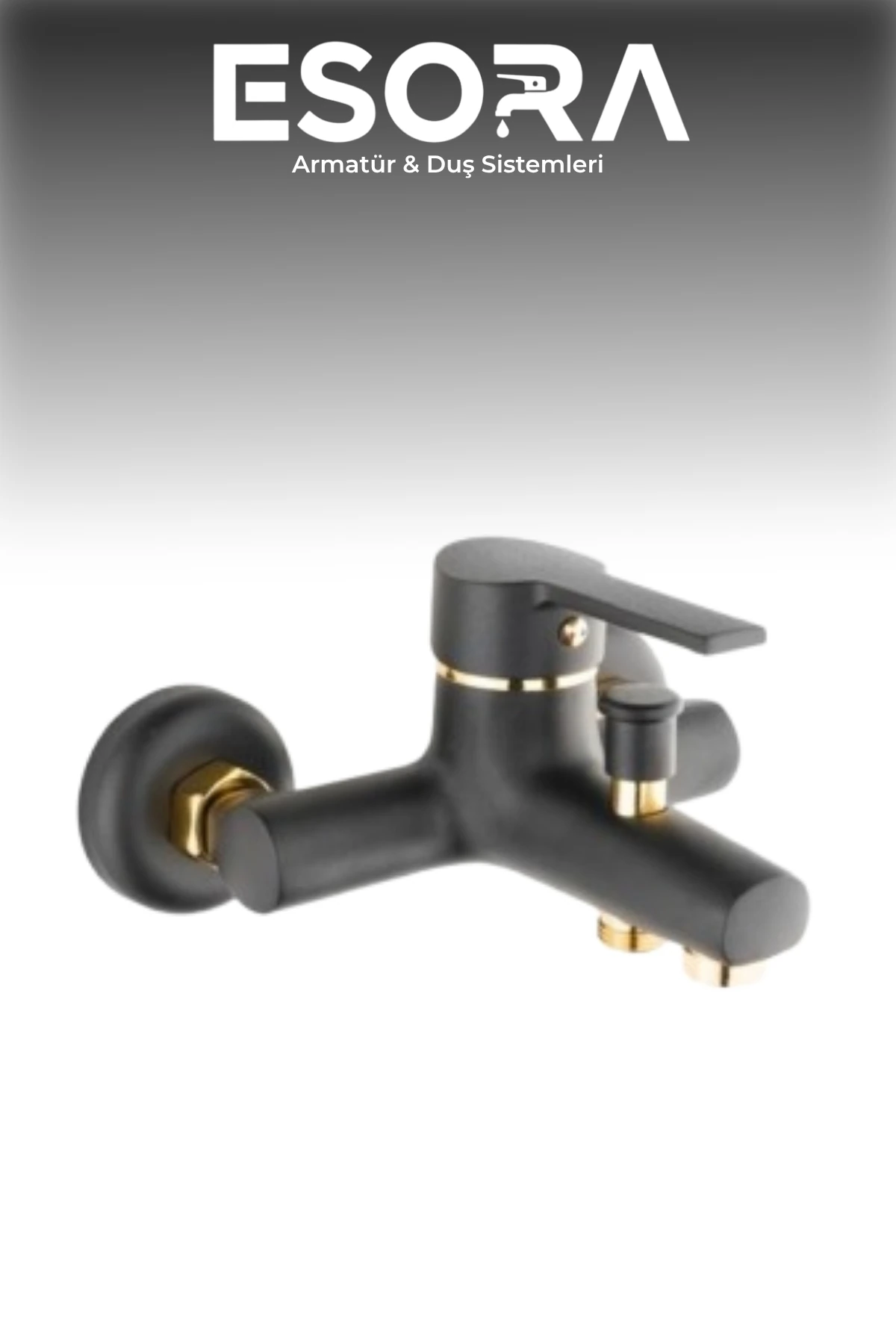 Siyah Gold Banyo Bataryası Musluğu Çeşmesi Garantili Yerli Üretim