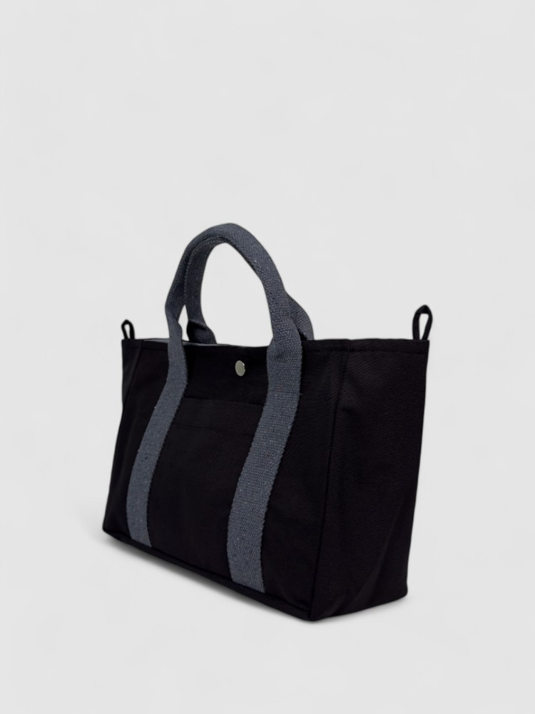 V Model Cep Detaylı Askılı Tote Çanta 