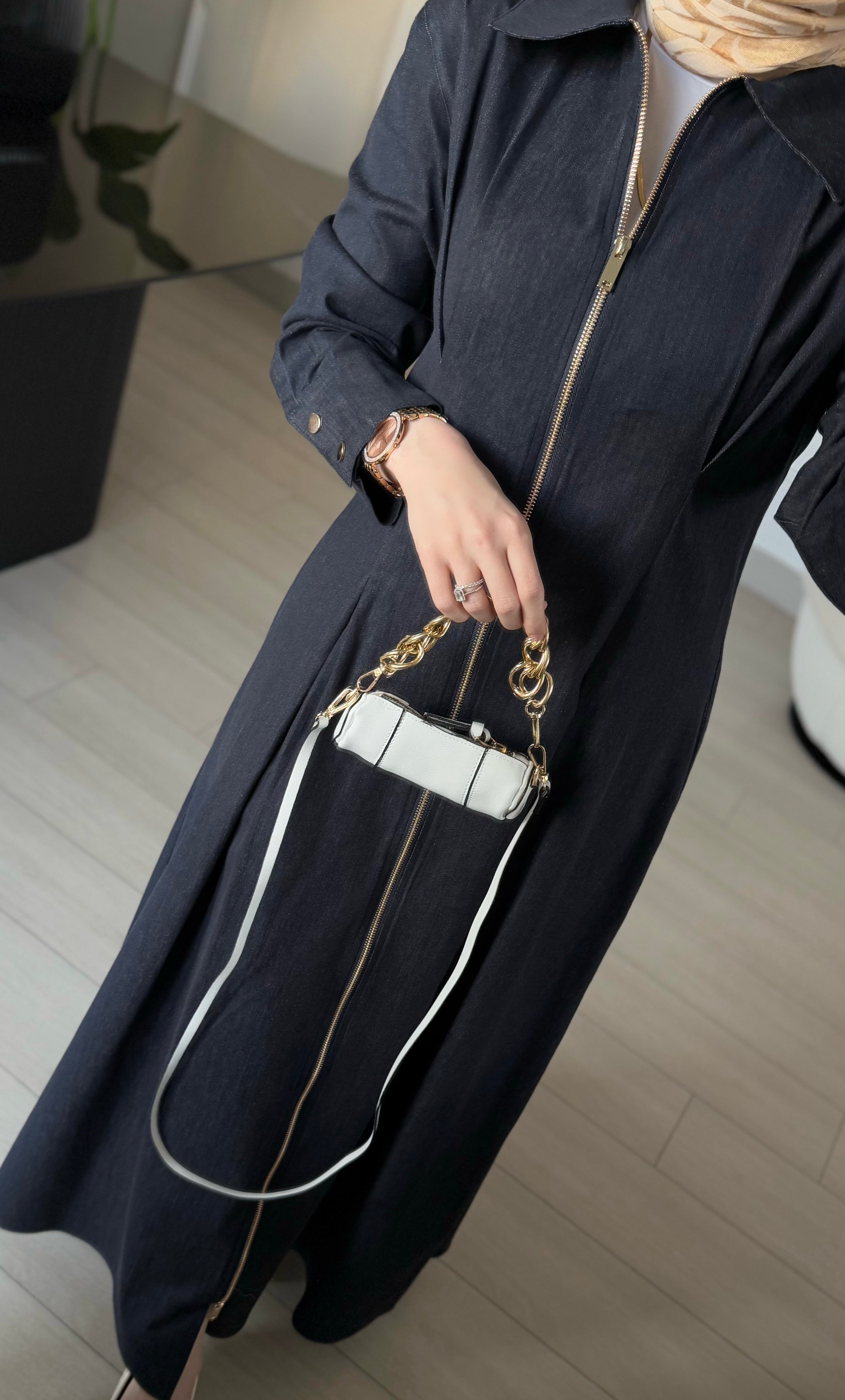 Premium Denim Elbise