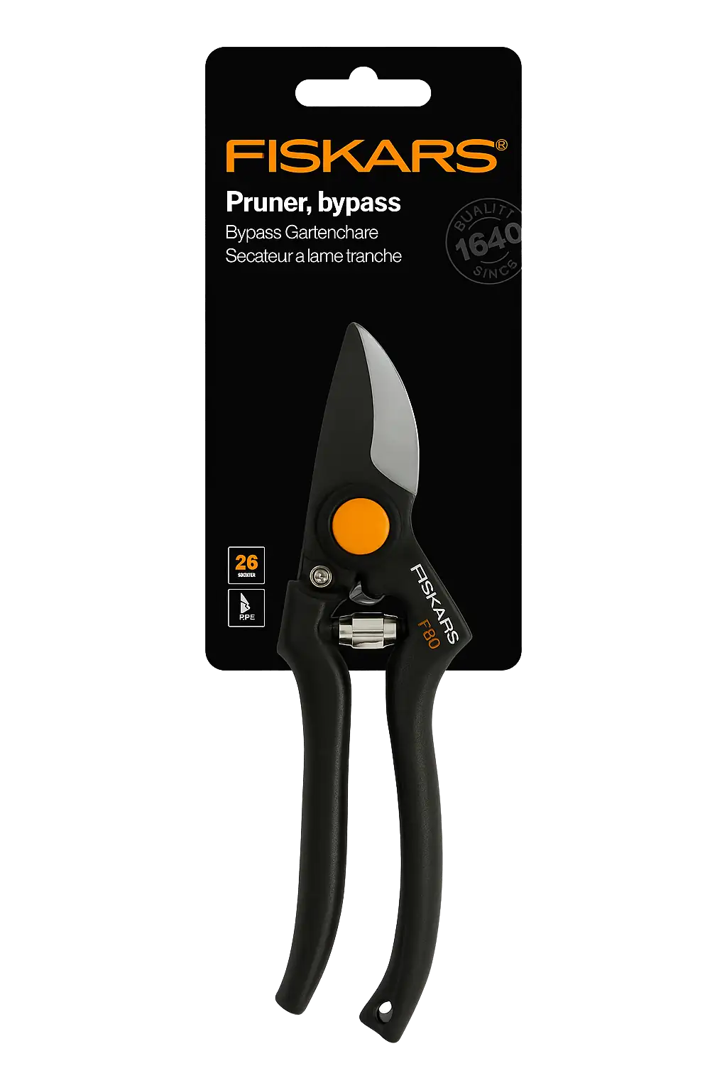 Fiskars Pro P90 Bypass Budama Makası | 26mm Non-Stick Çelik Bıçaklı