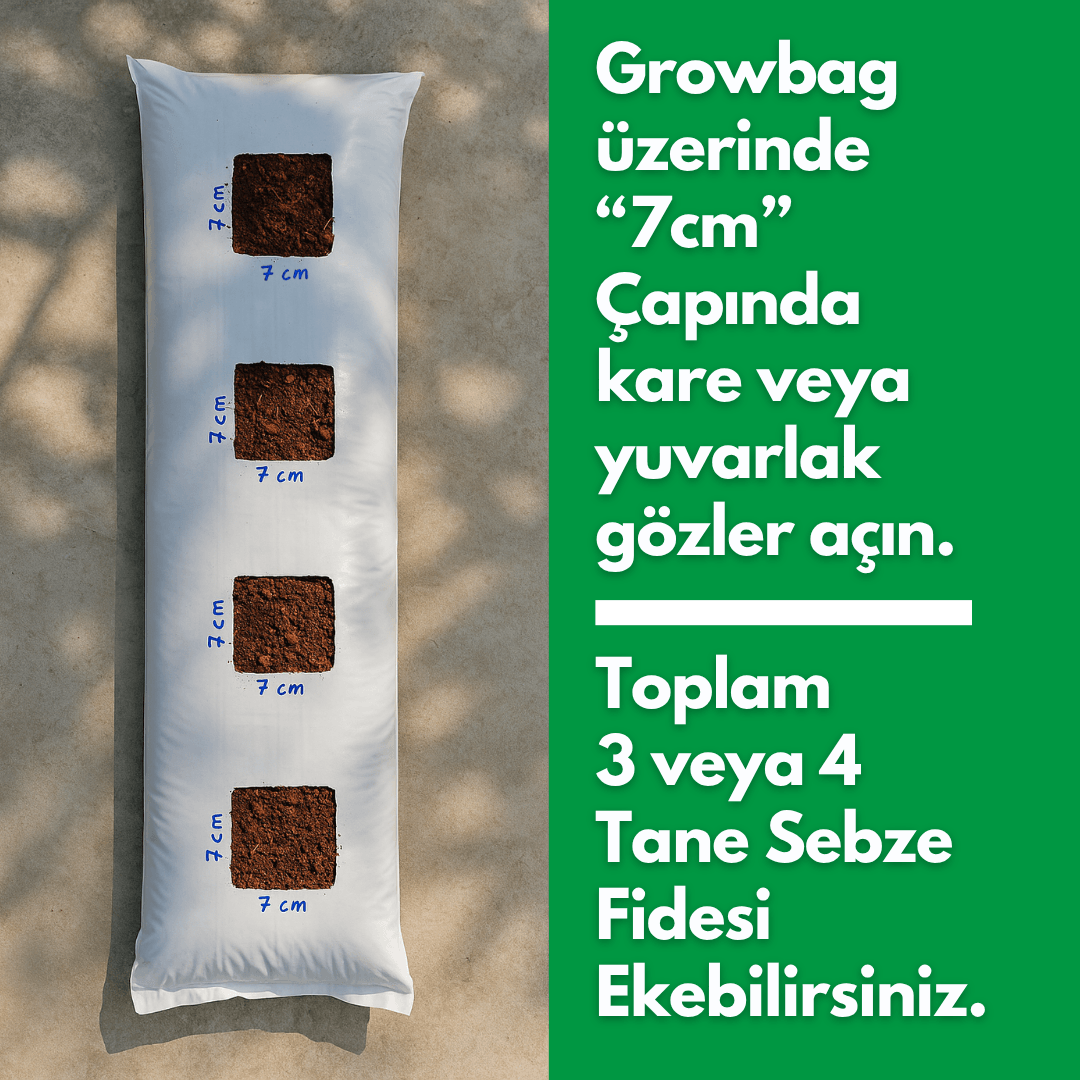 Growbag Sebzeci – Pratik Sebze Yetiştiriciliği için Hazır Yetiştirme Torbası