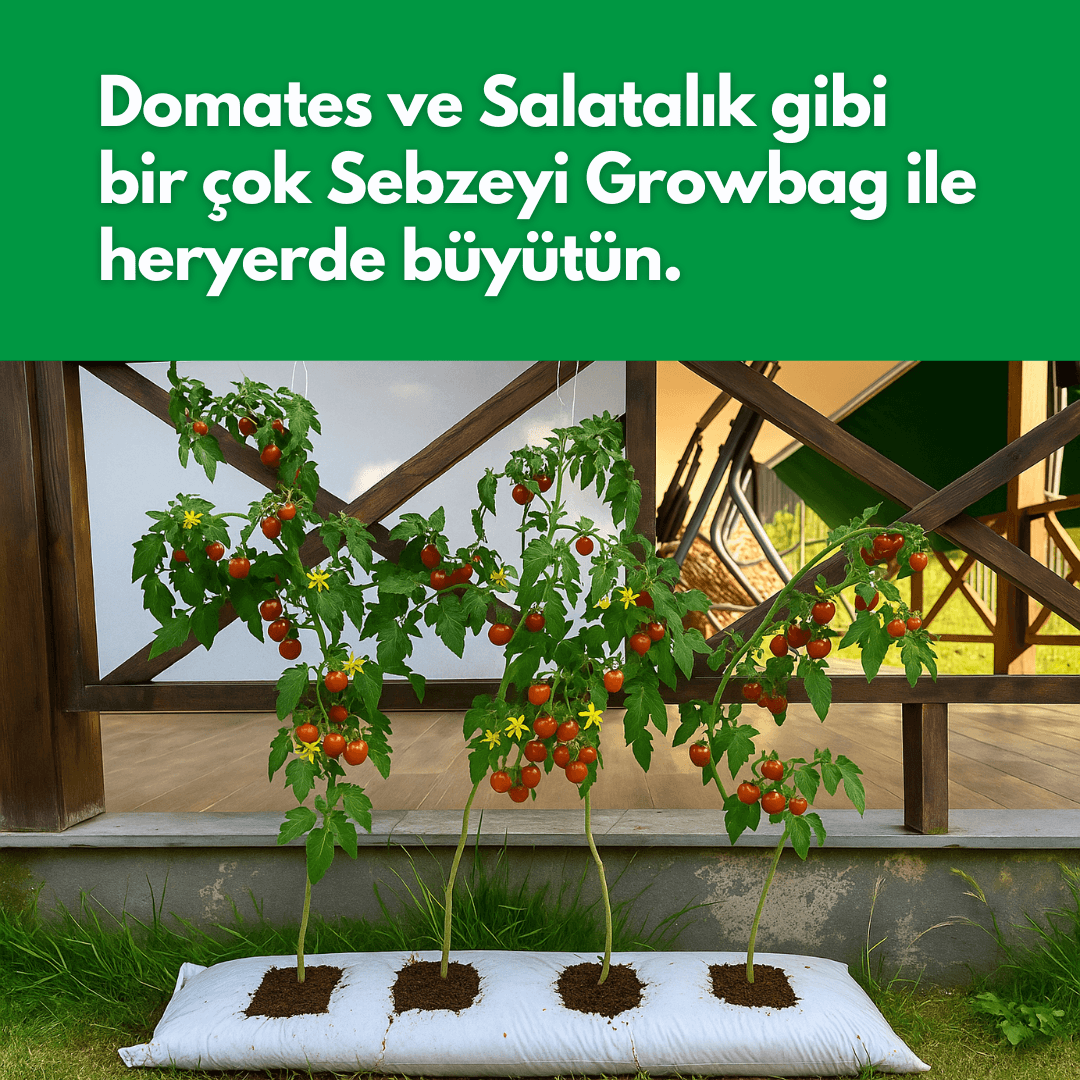 Growbag Sebzeci – Pratik Sebze Yetiştiriciliği için Hazır Yetiştirme Torbası