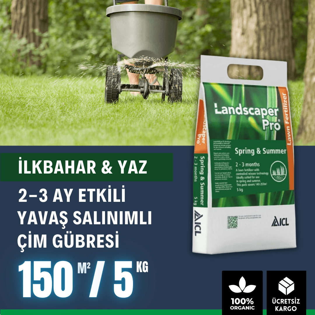 ICL Landscaper Pro İlkbahar & Yaz Çim Gübresi 20-0-7